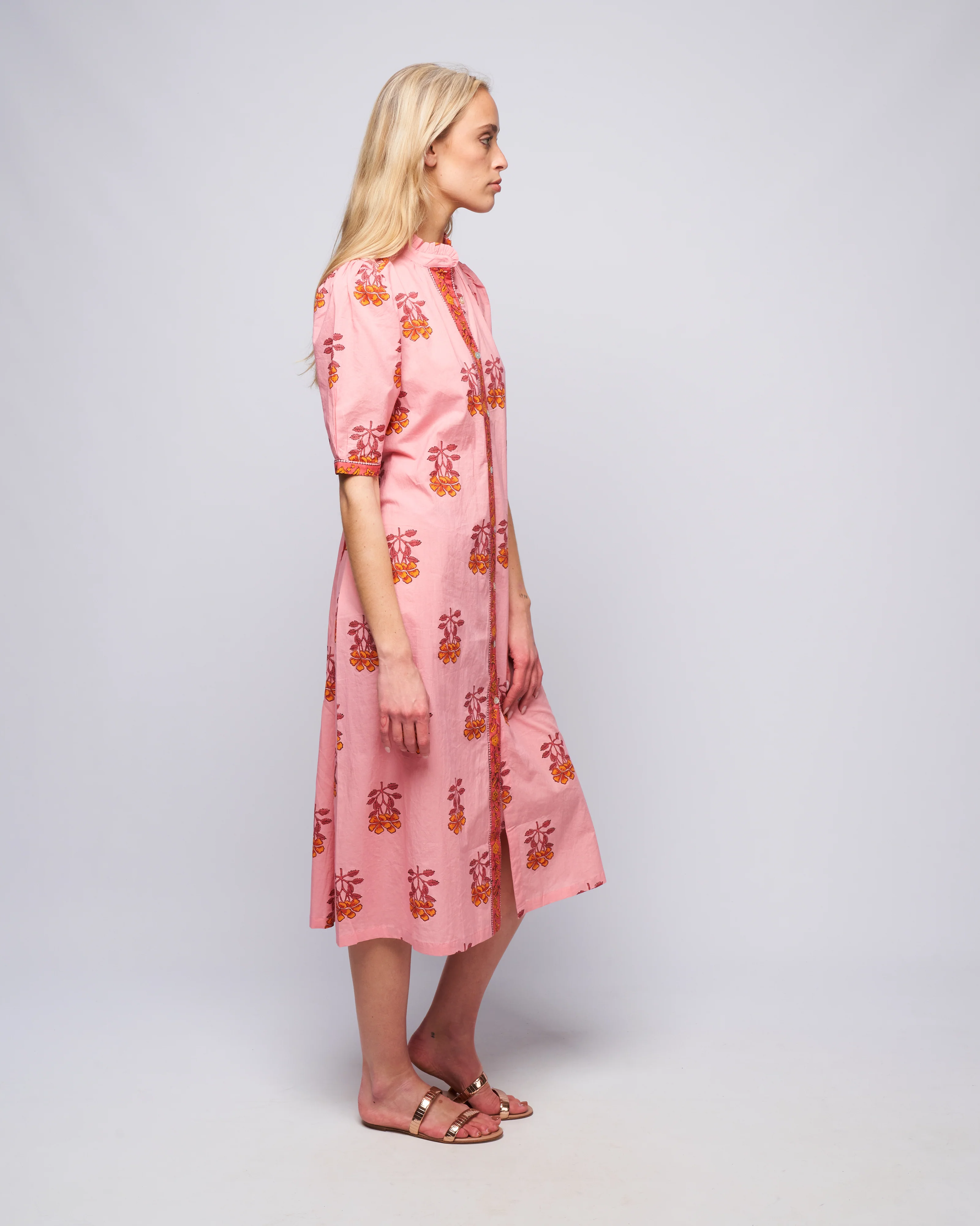 remi peony dress - pink punch - Image 3