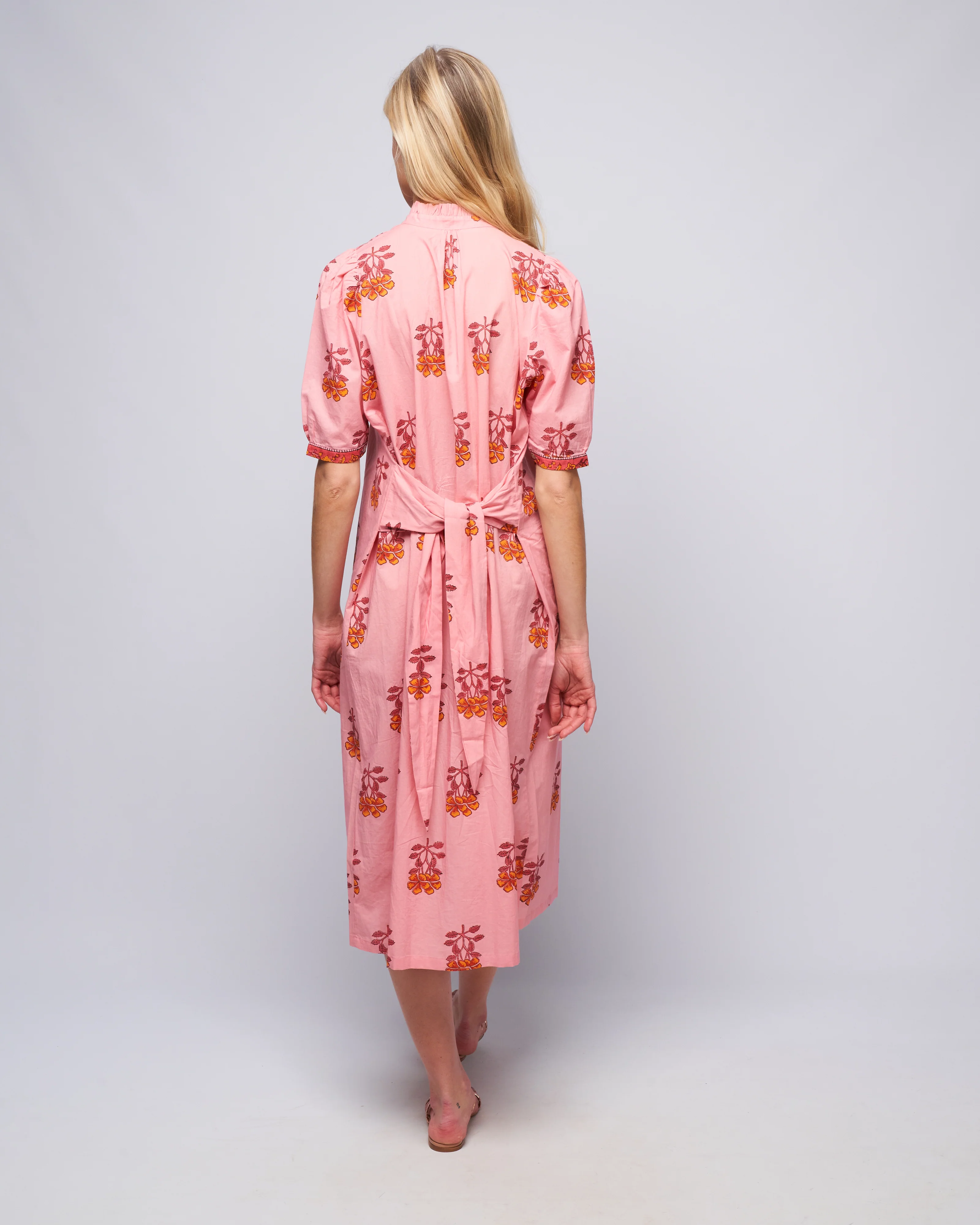 remi peony dress - pink punch - Image 4