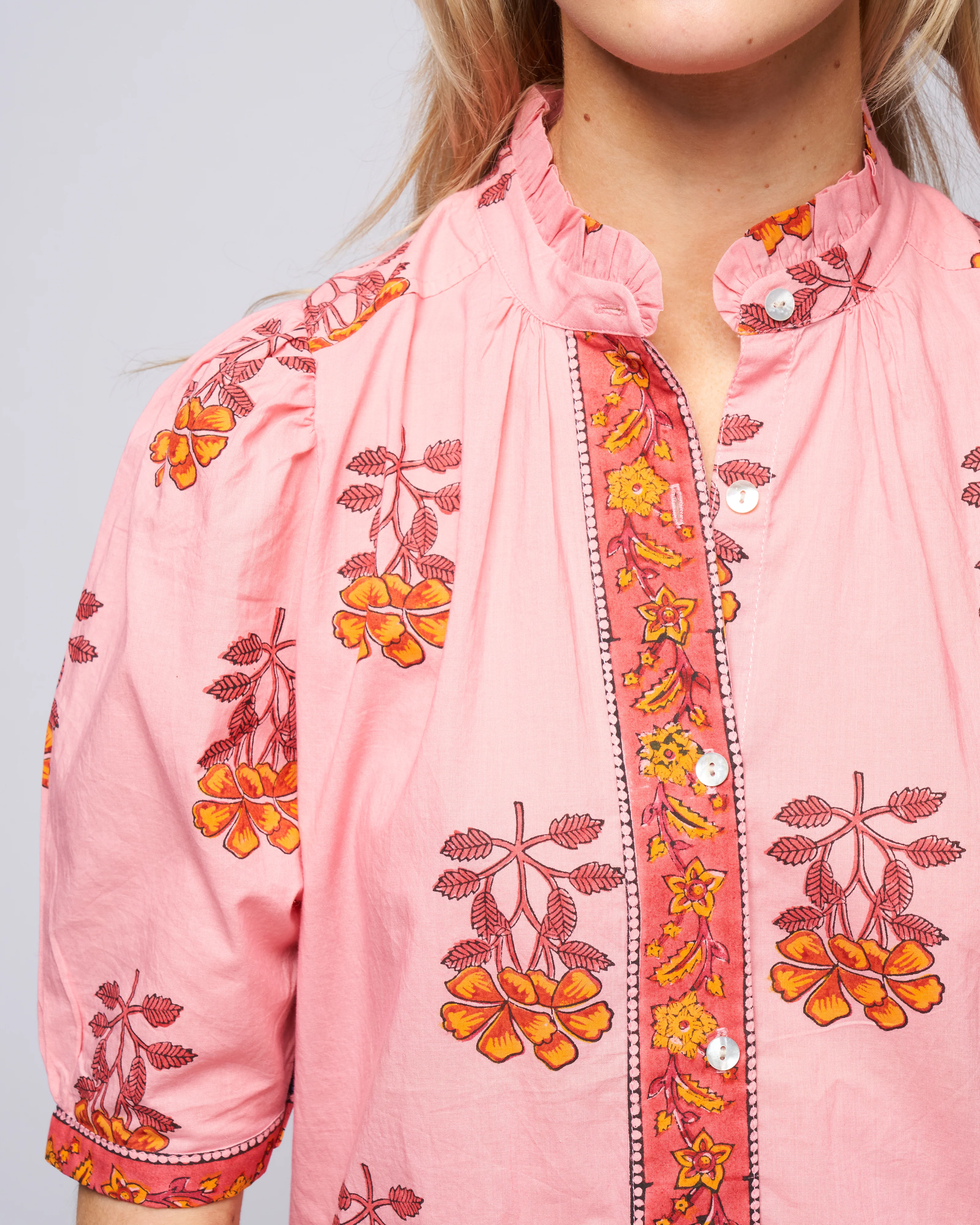 remi peony dress - pink punch - Image 5