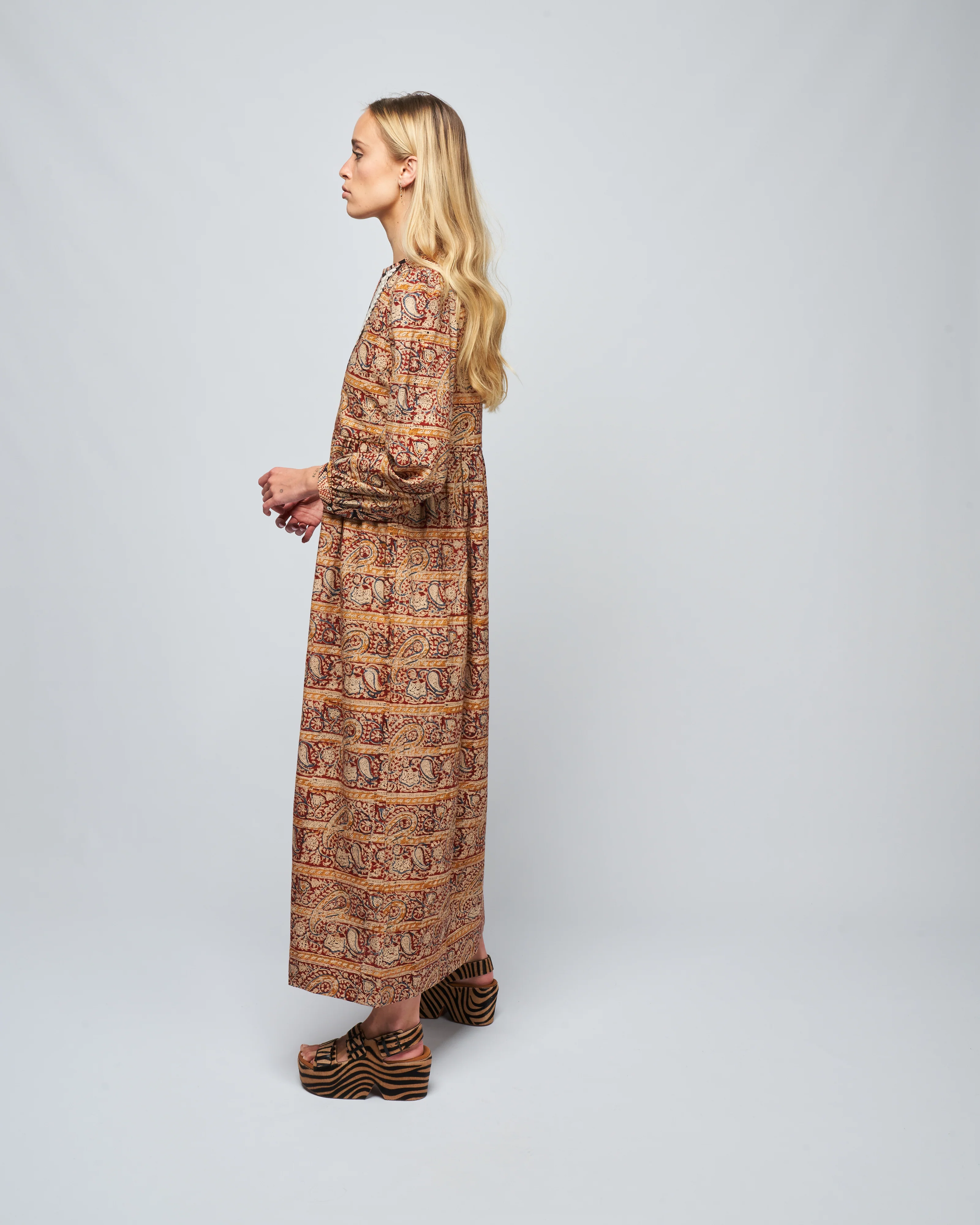 winifred pasha paisley dress - red pasha - Image 3