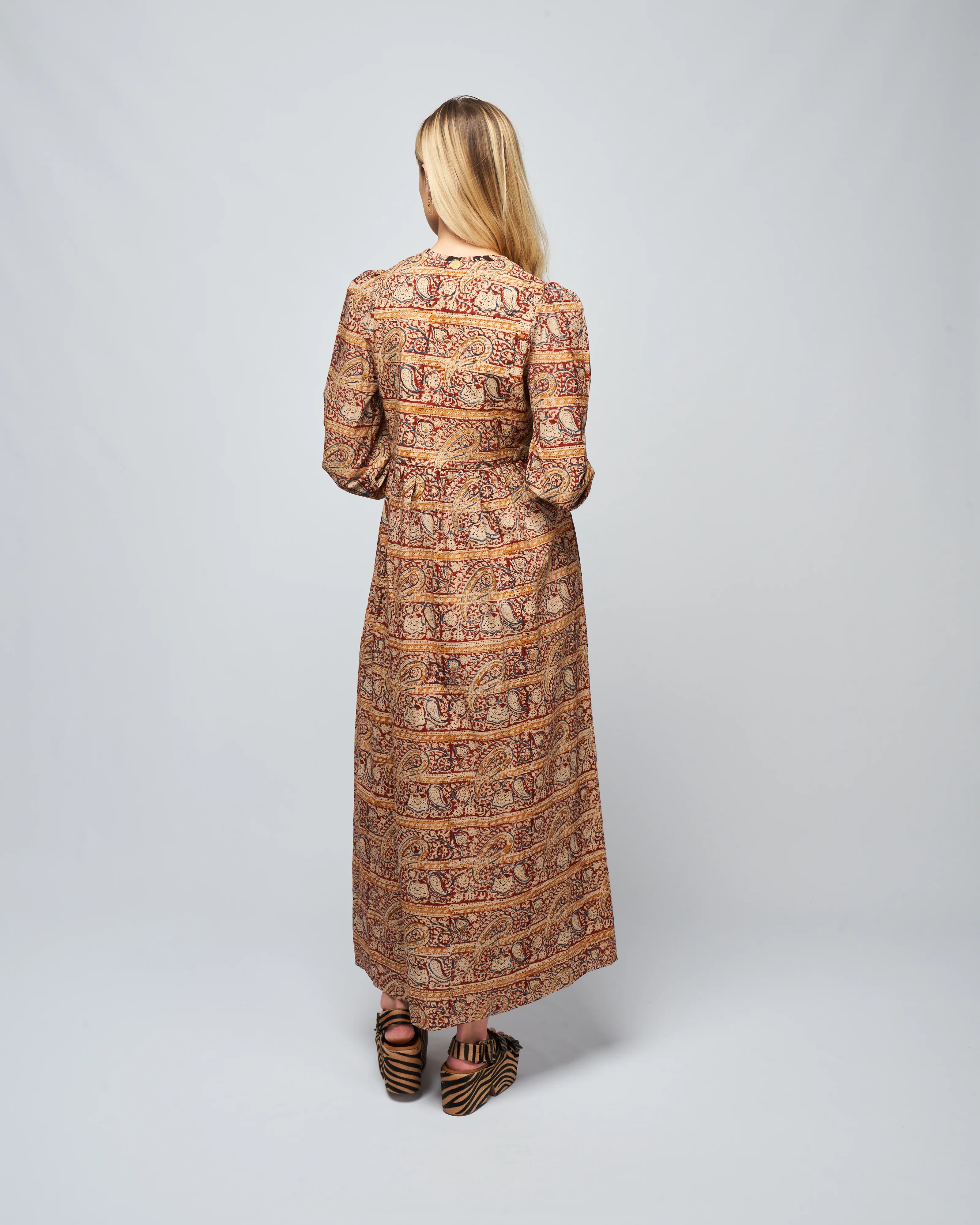 winifred pasha paisley dress - red pasha - Image 4