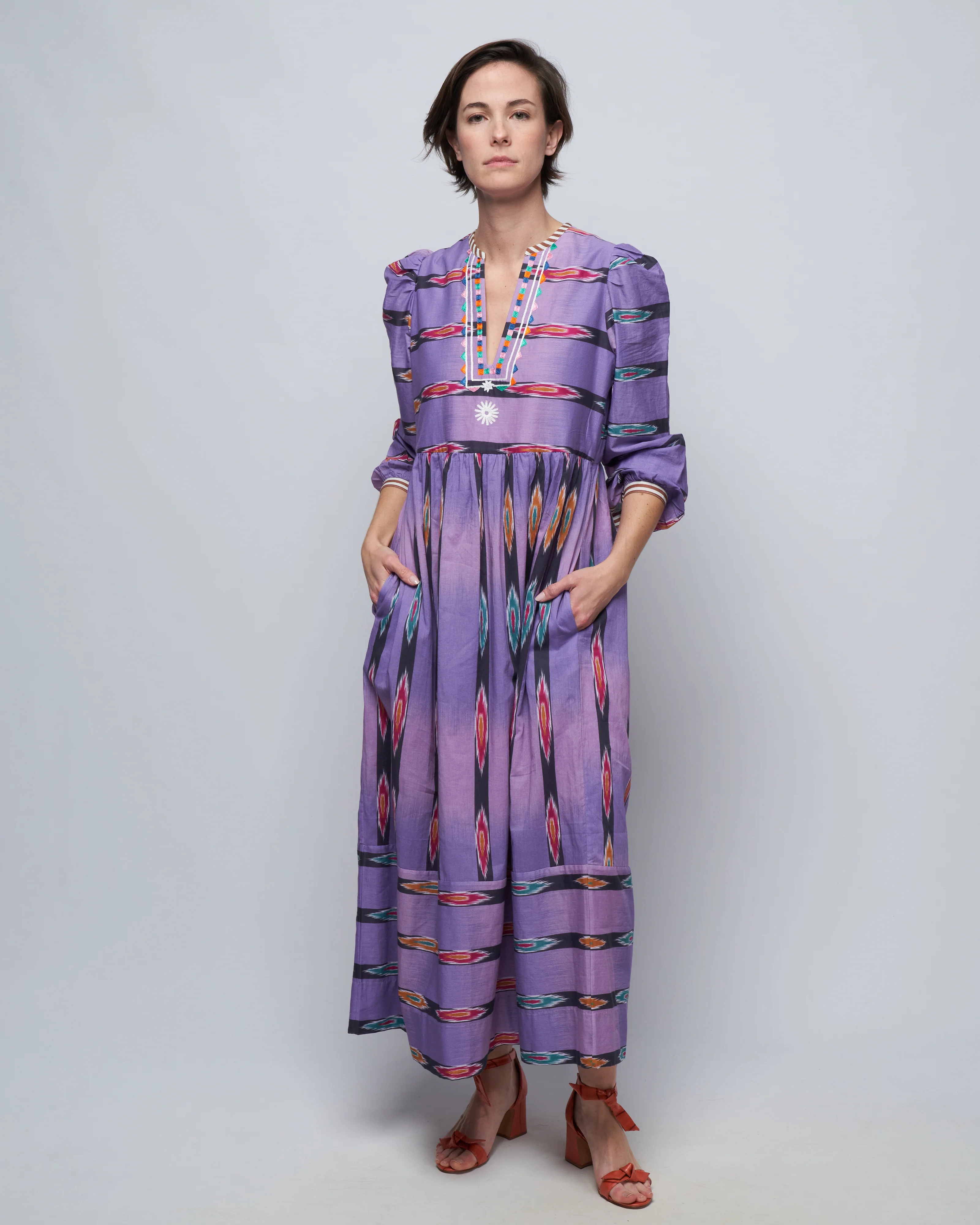 winifred violet night dress - purple violet - Image 2