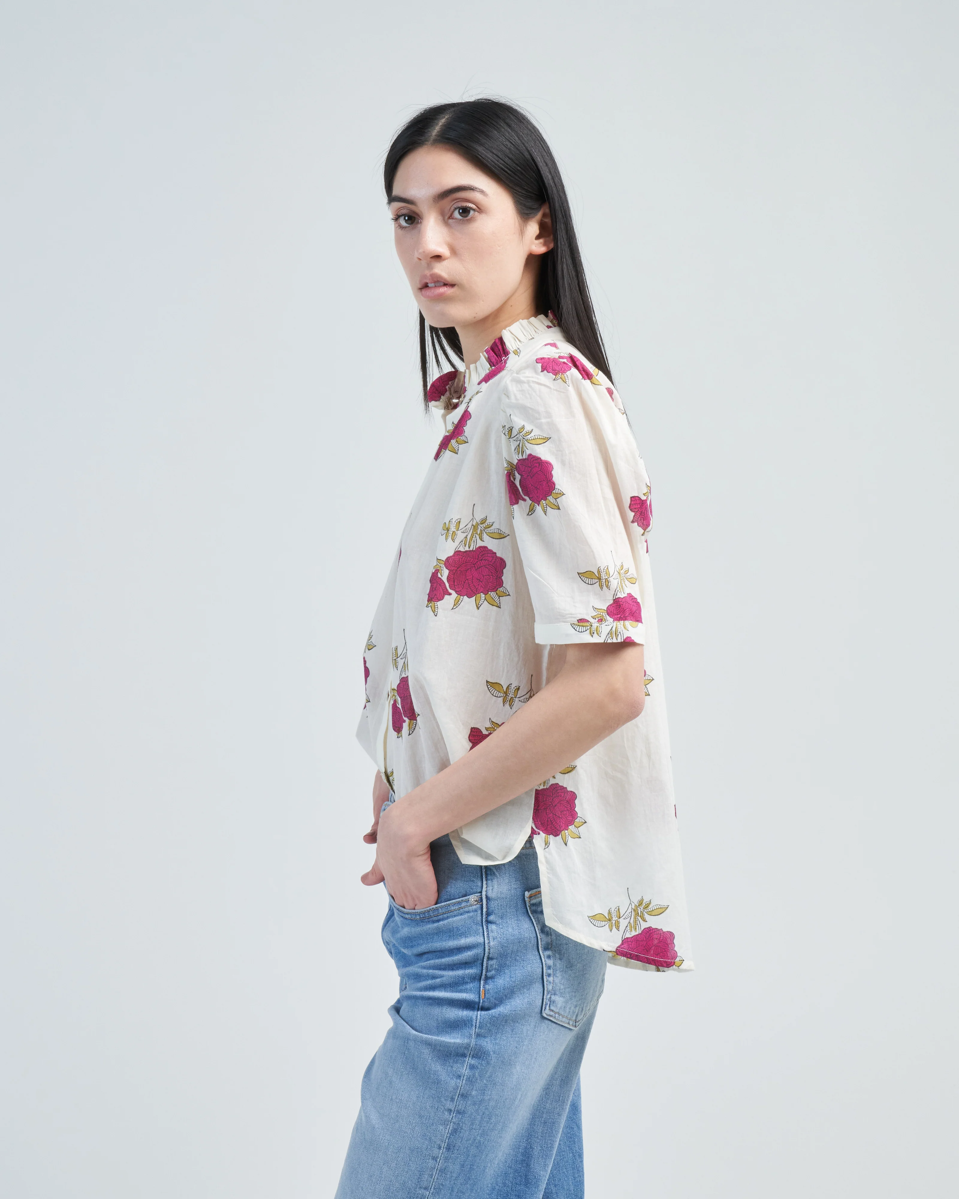 winnie cerise rosette shirt - Image 3