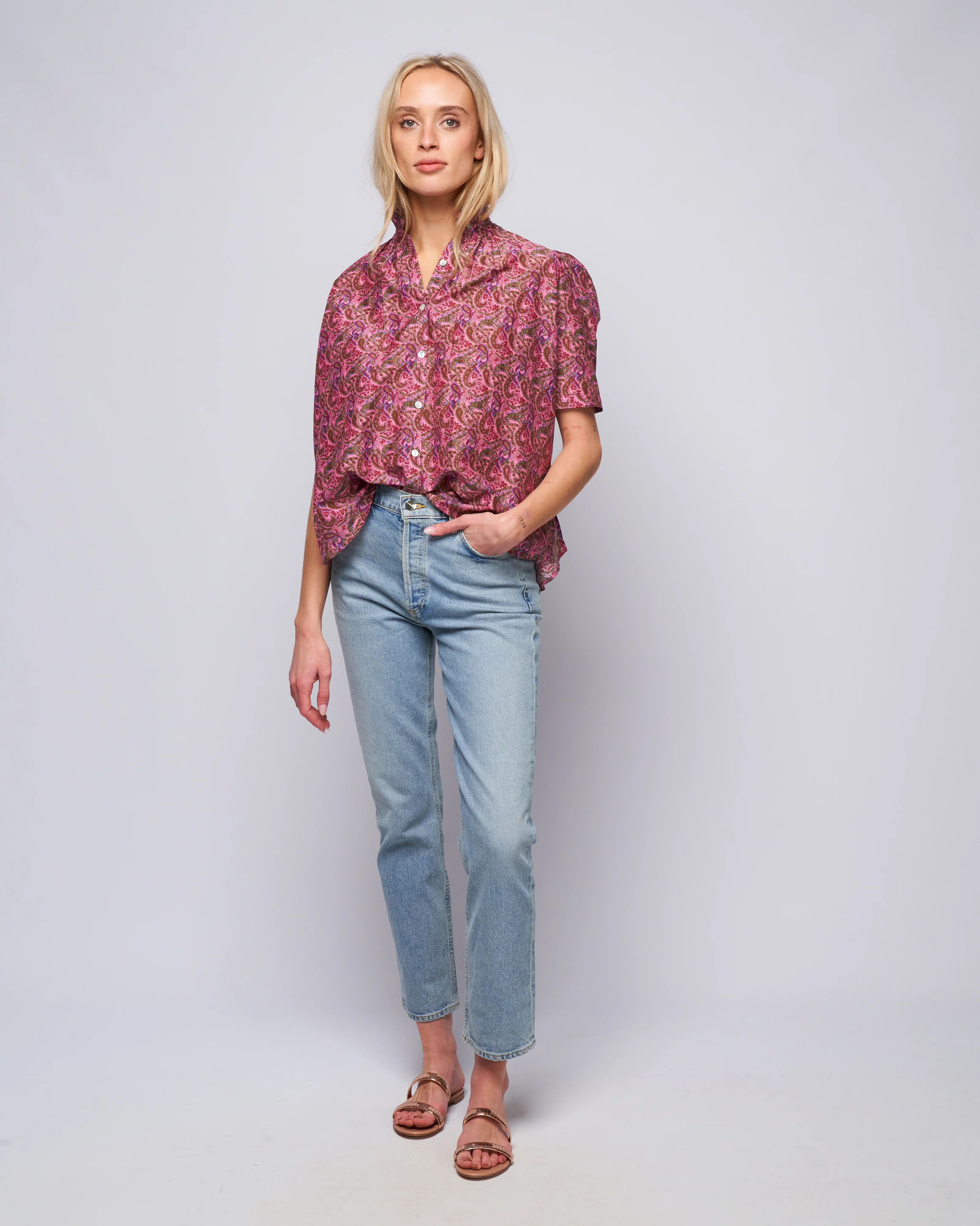 winnie harissa shirt - pink cerise - Image 2