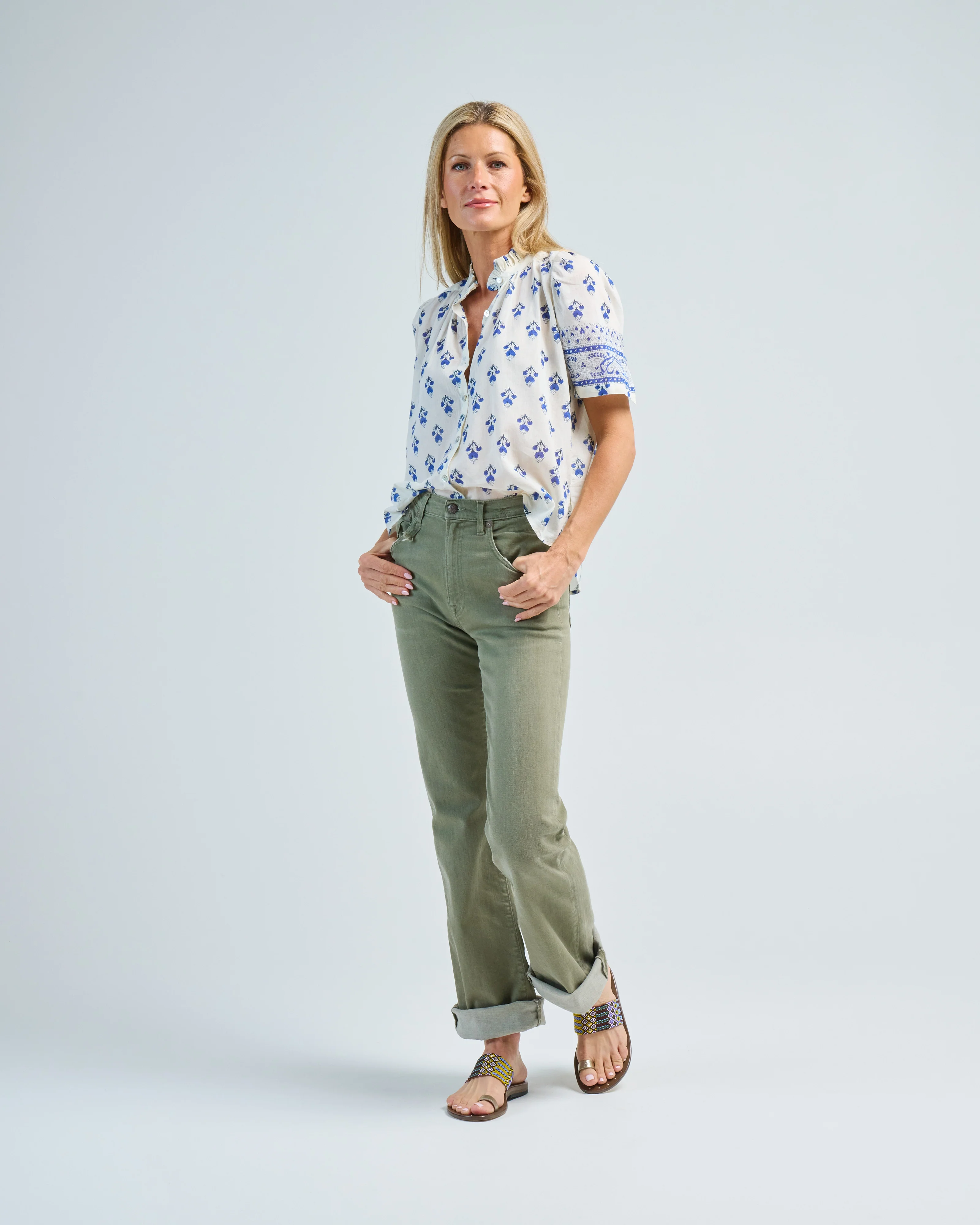 winnie indigo bhutti shirt - Image 2