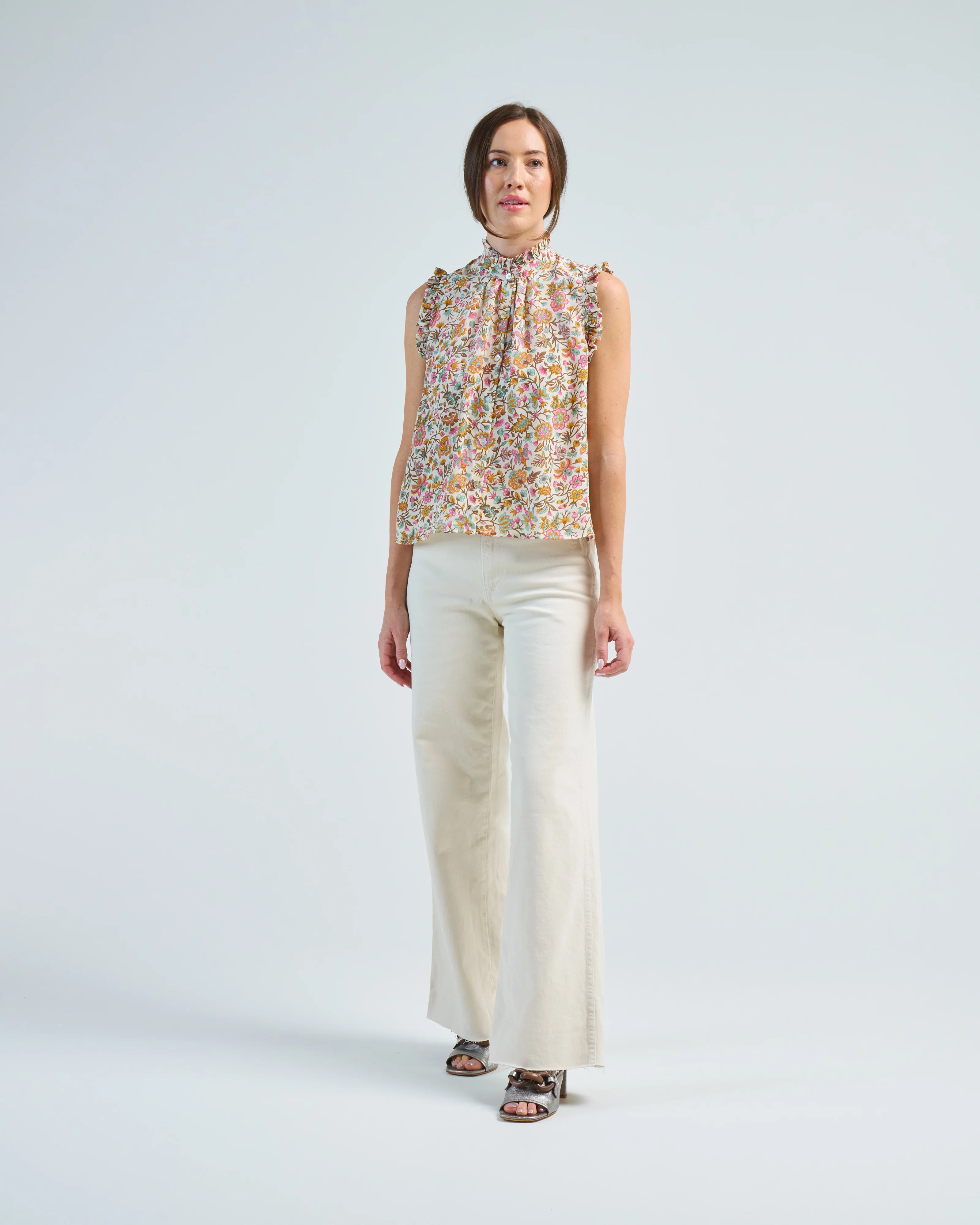 wylder garden party silk shirt - Image 2