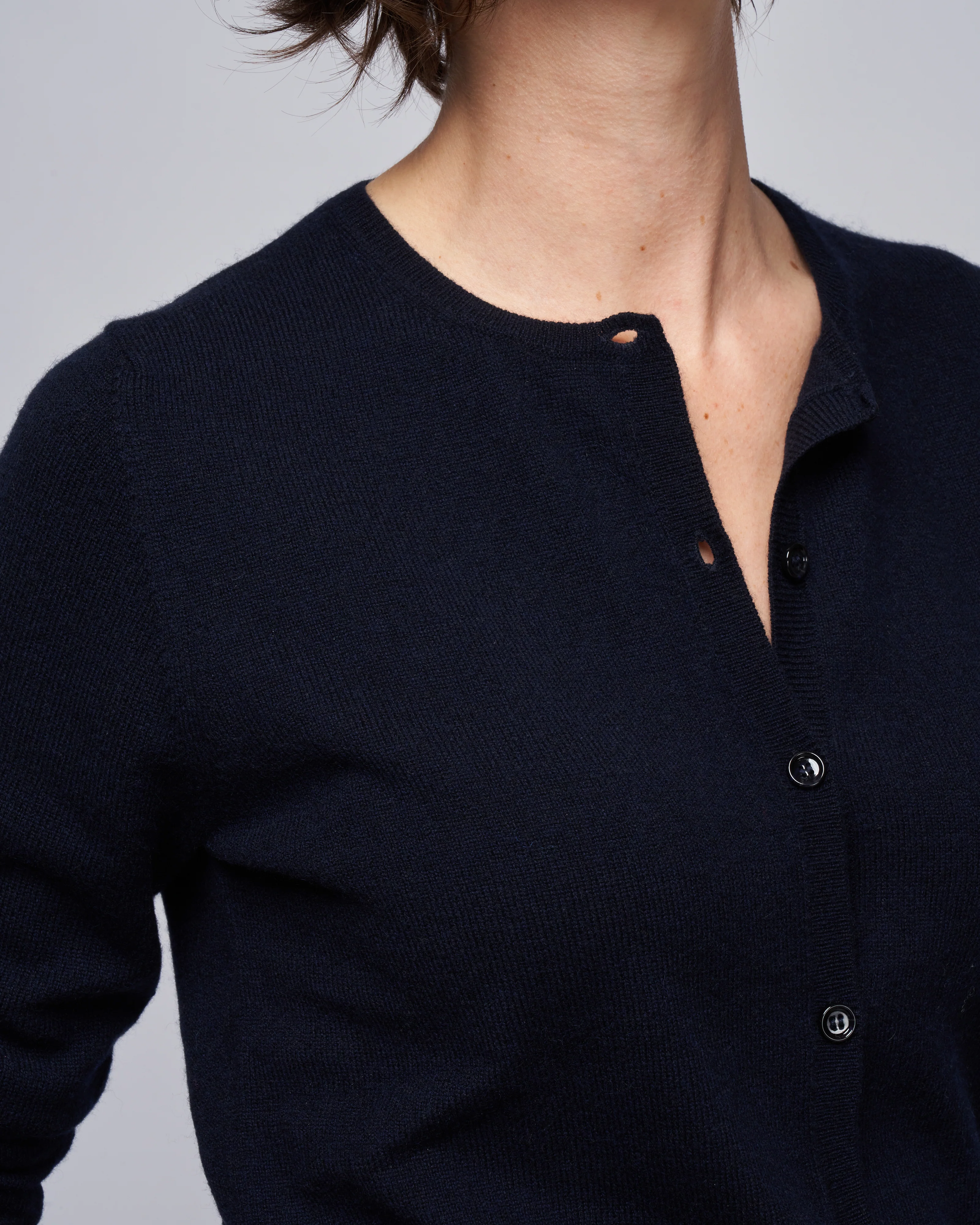 button cardigan - deep night - Image 5