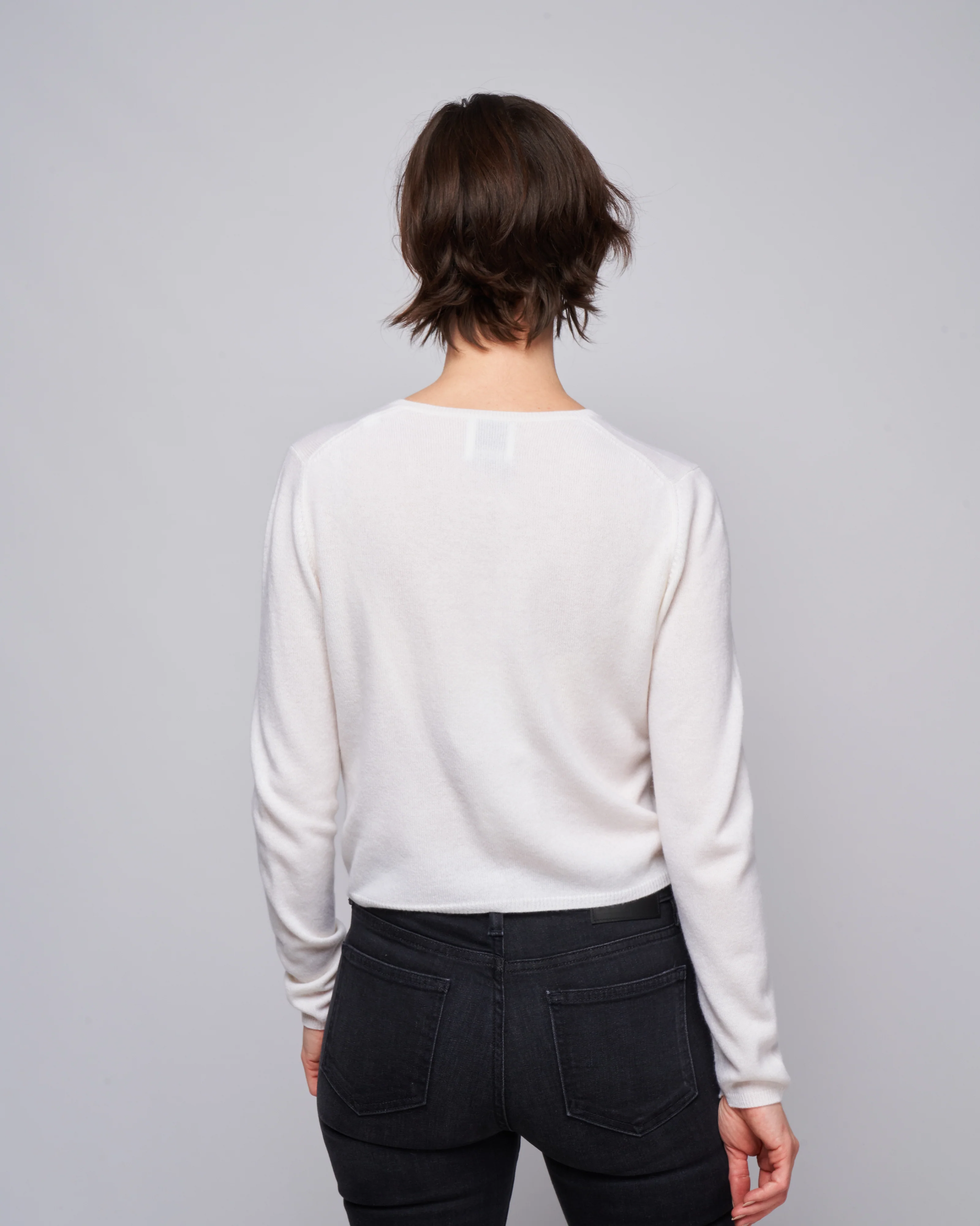 button cardigan - off white - Image 4