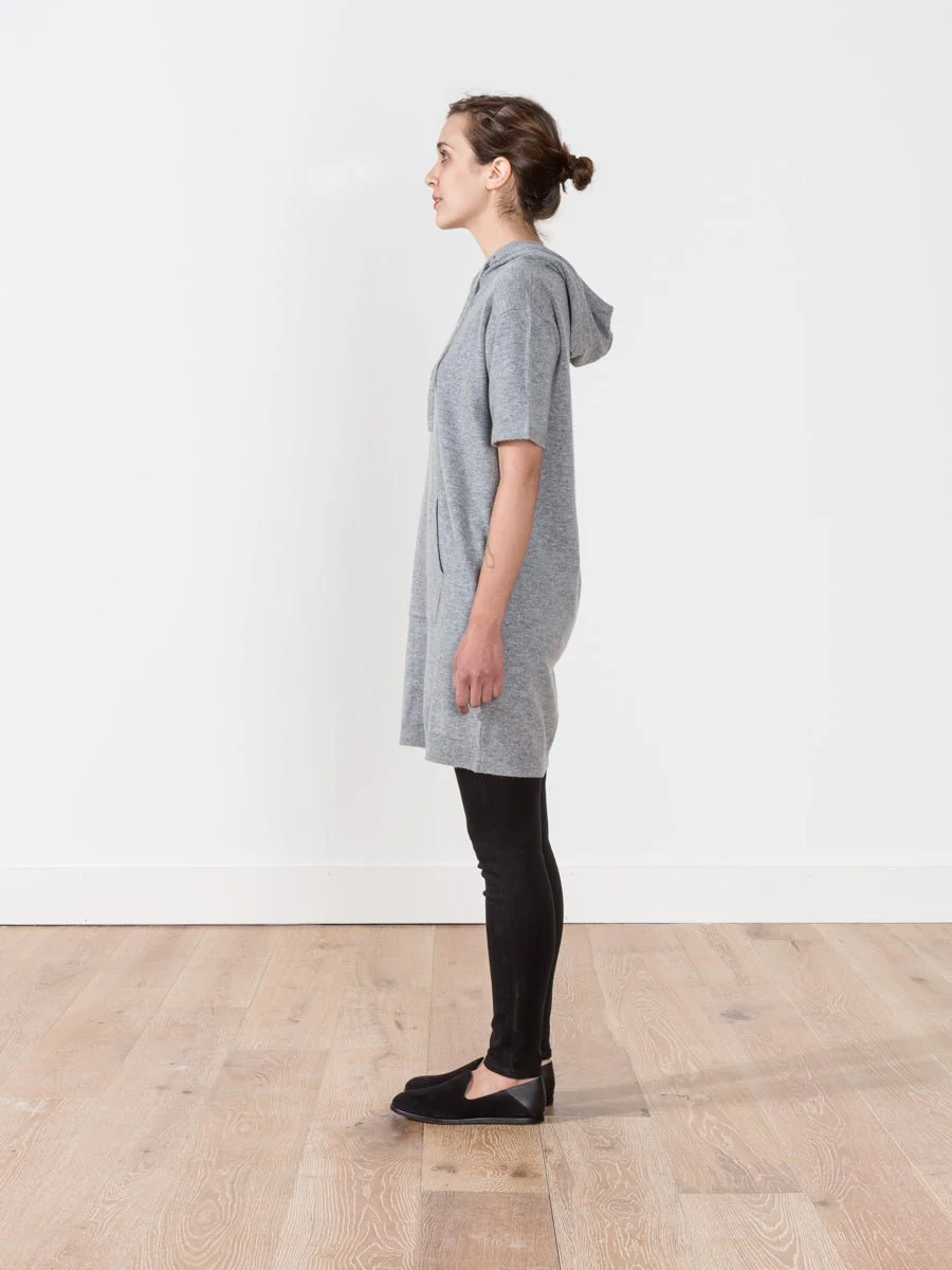 cashmere hoodie dress - Image 2