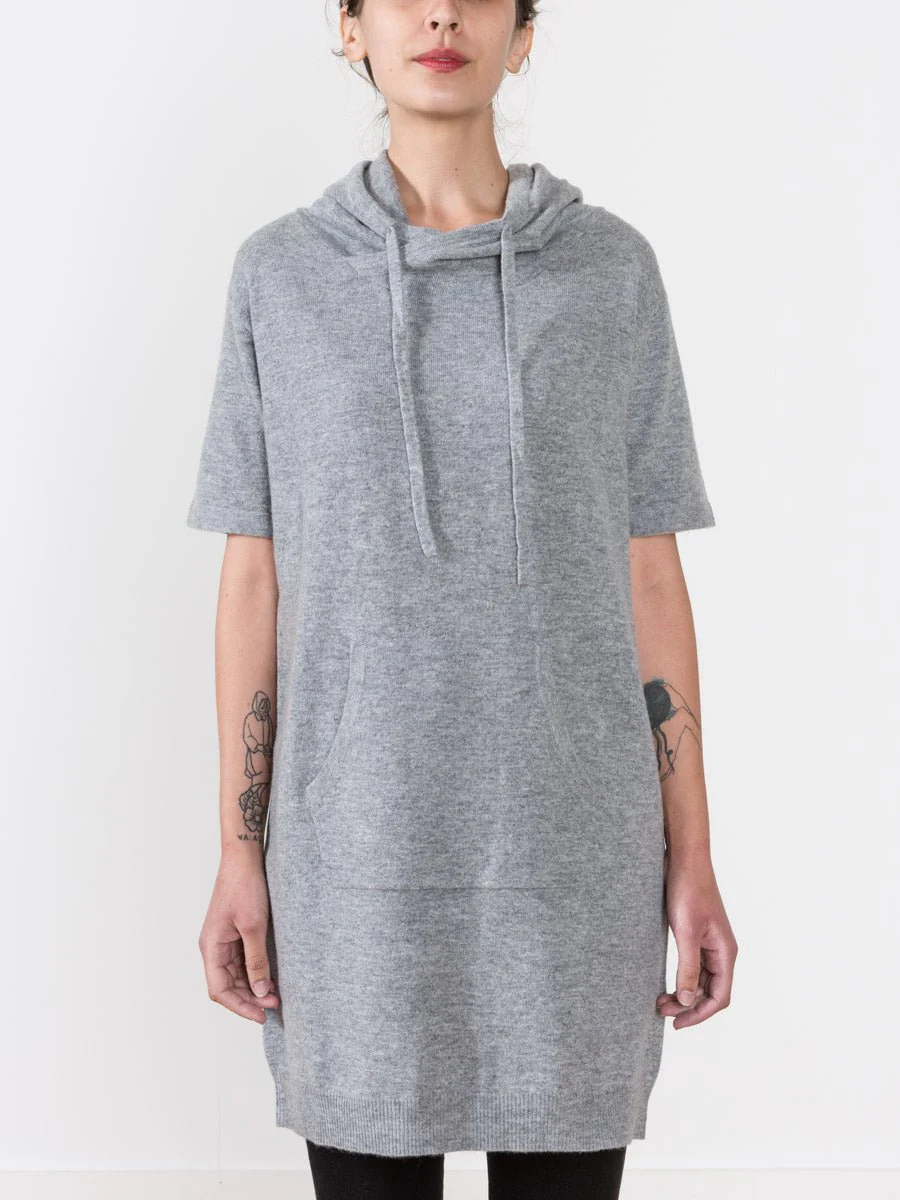cashmere hoodie dress - Image 4