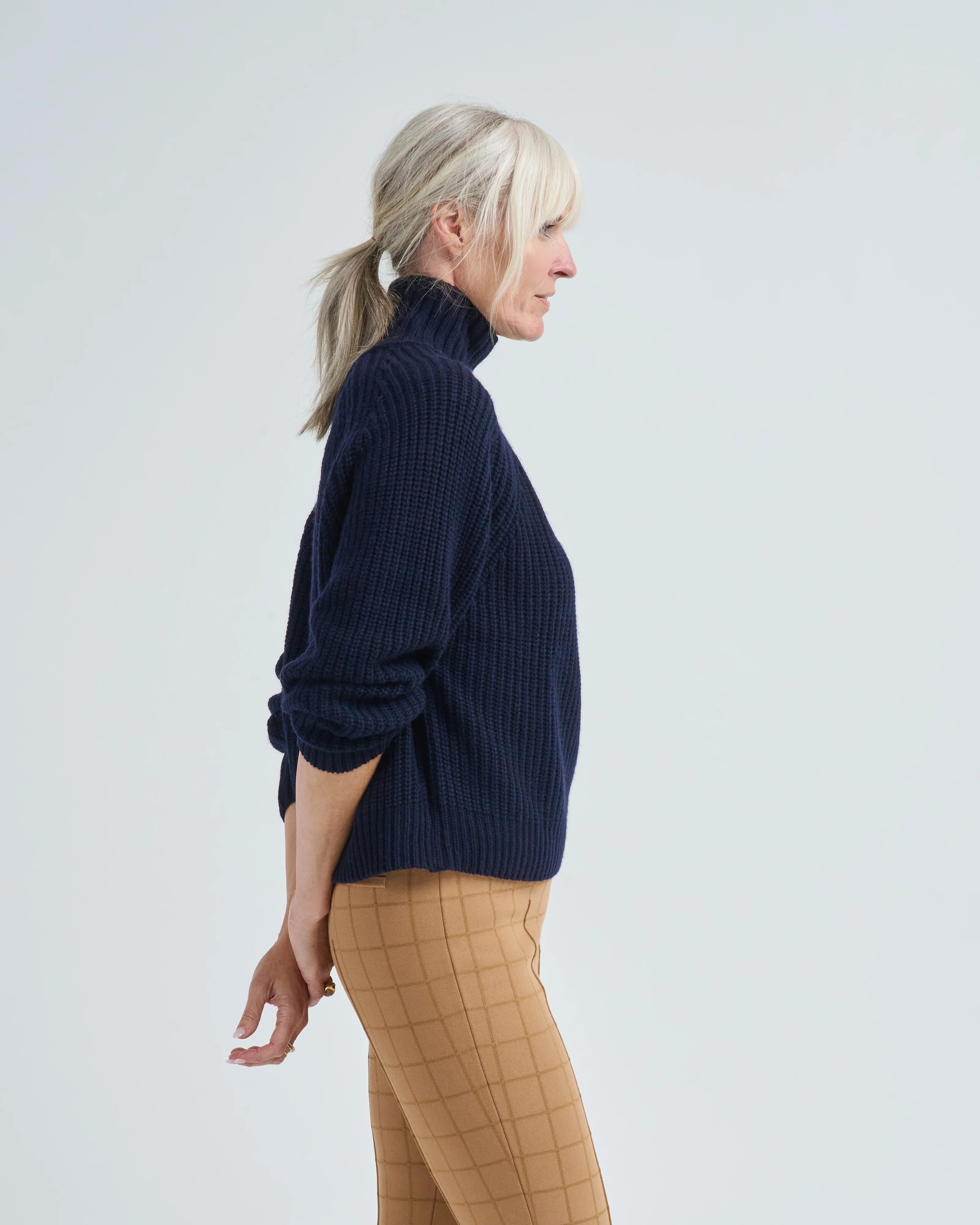 chunky mockneck sweater - Image 3