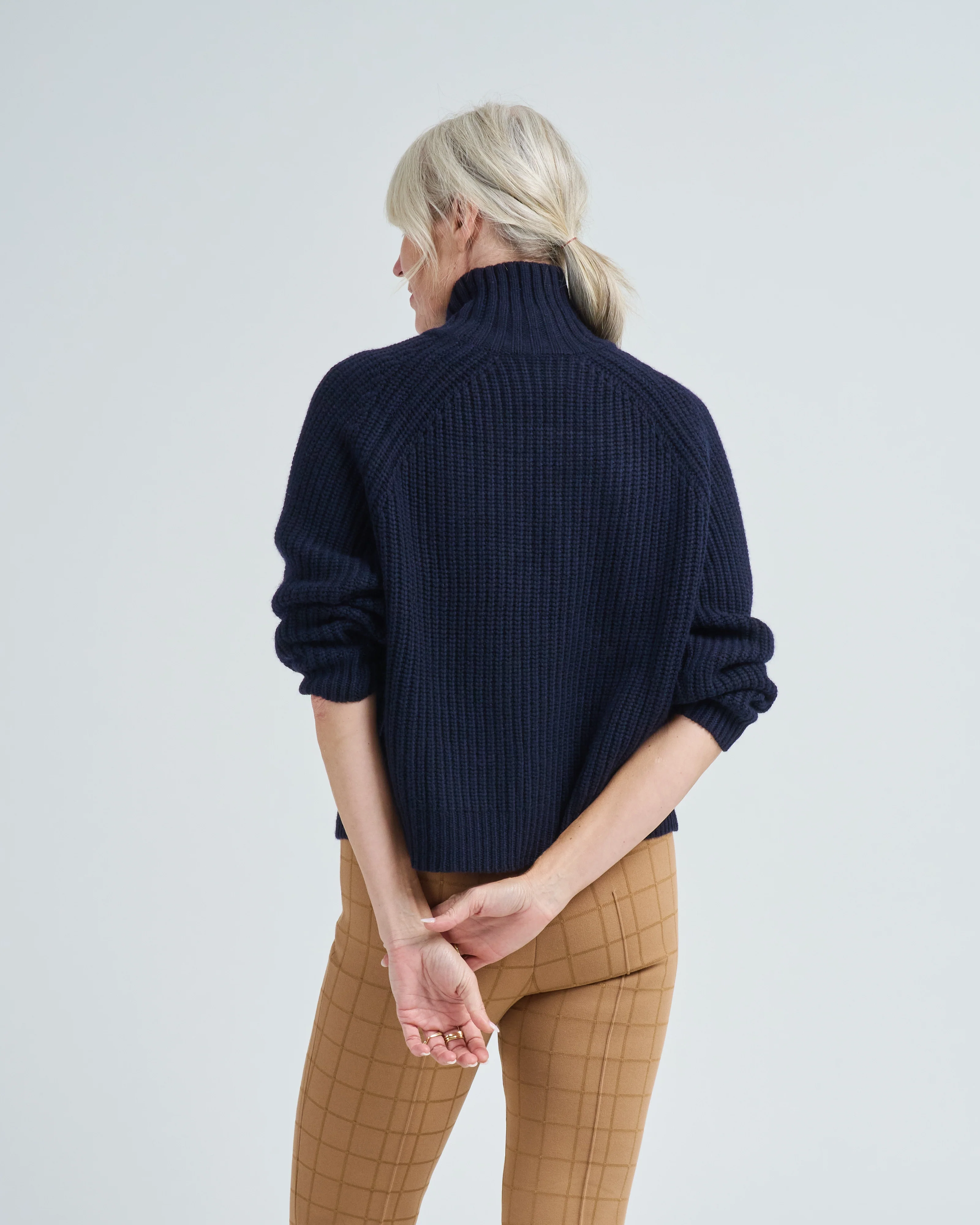 chunky mockneck sweater - Image 4