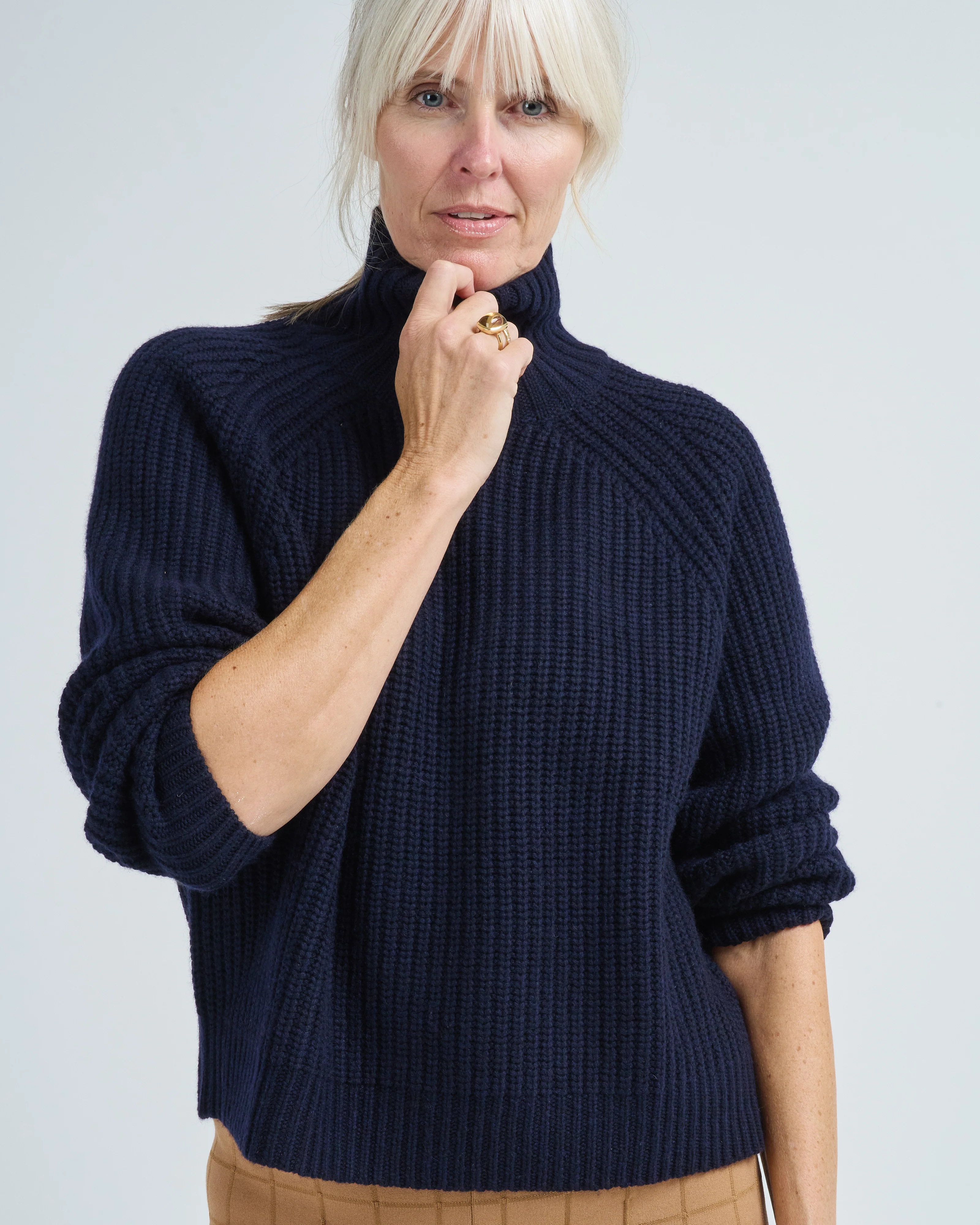 chunky mockneck sweater - Image 5