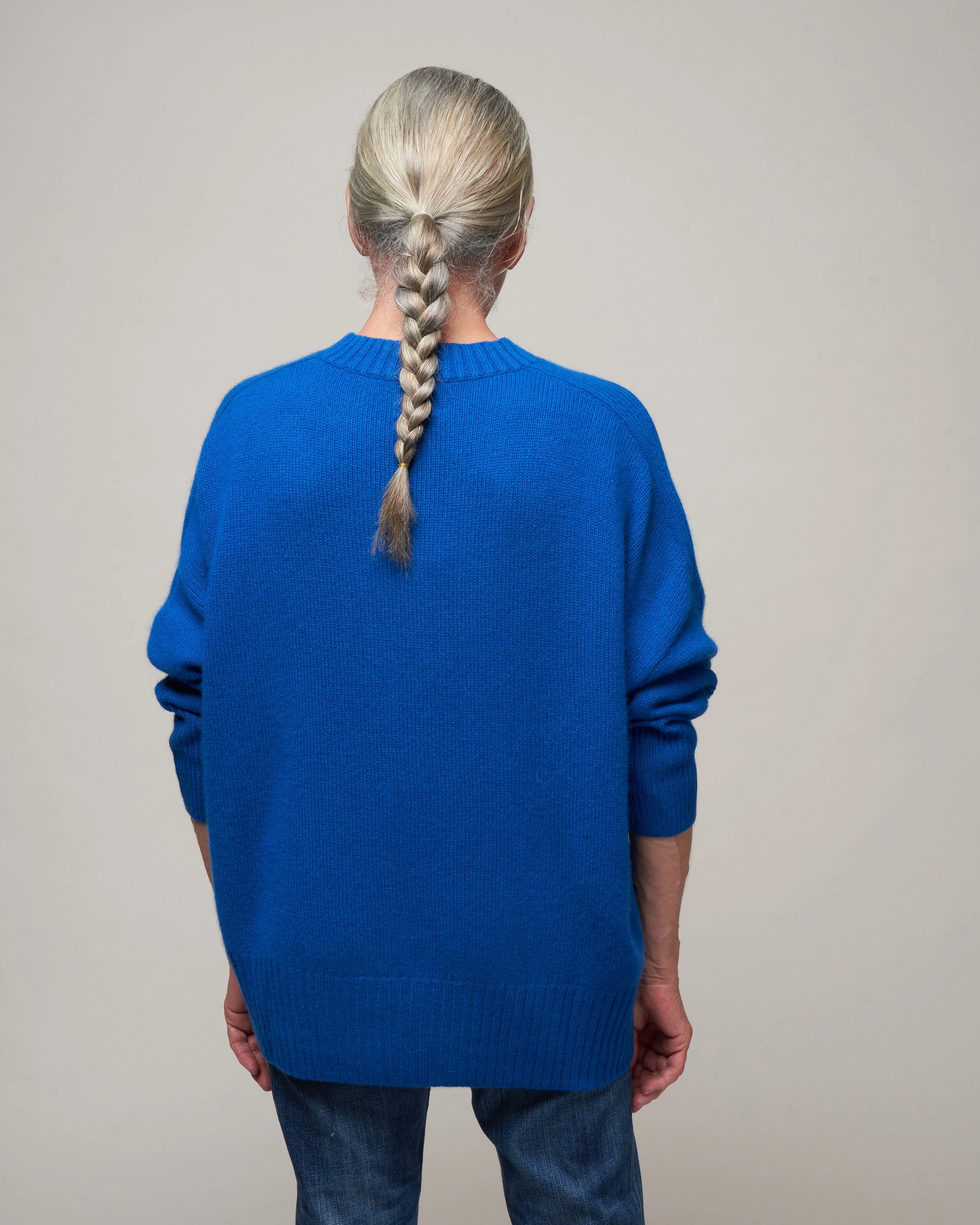 crewneck sweater - sapphire - Image 4