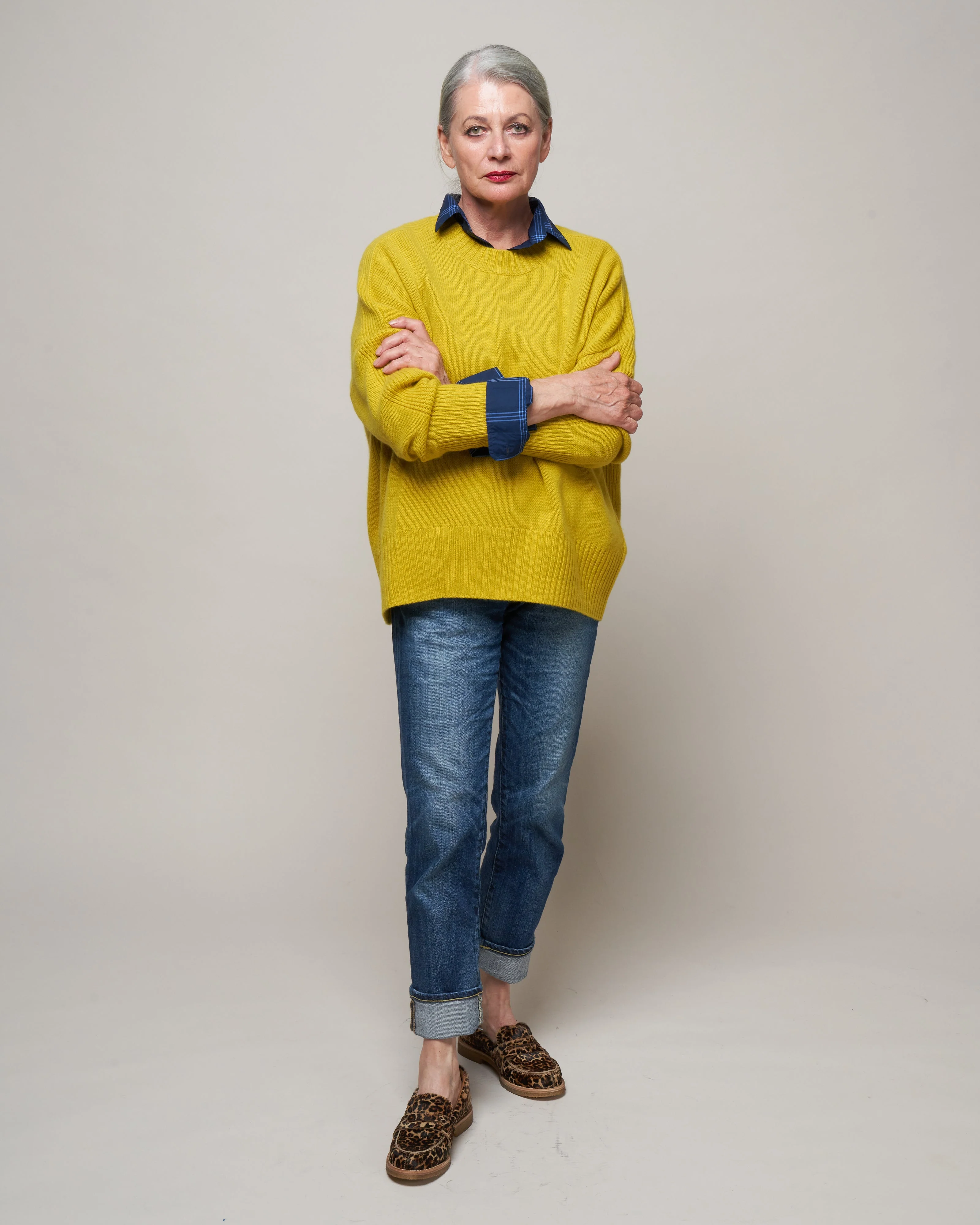crewneck sweater - verveine - Image 2