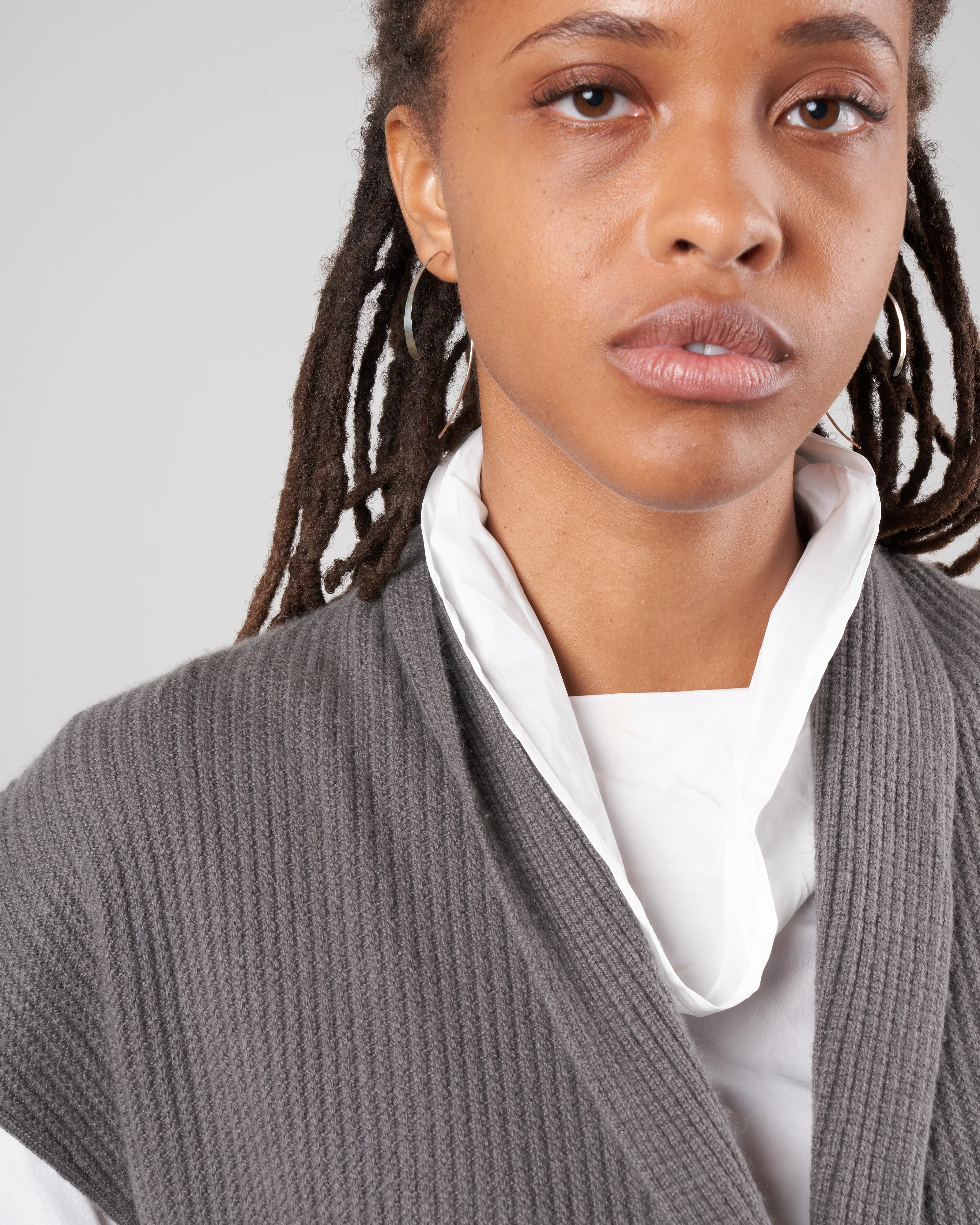 draped vest - onyx - Image 5