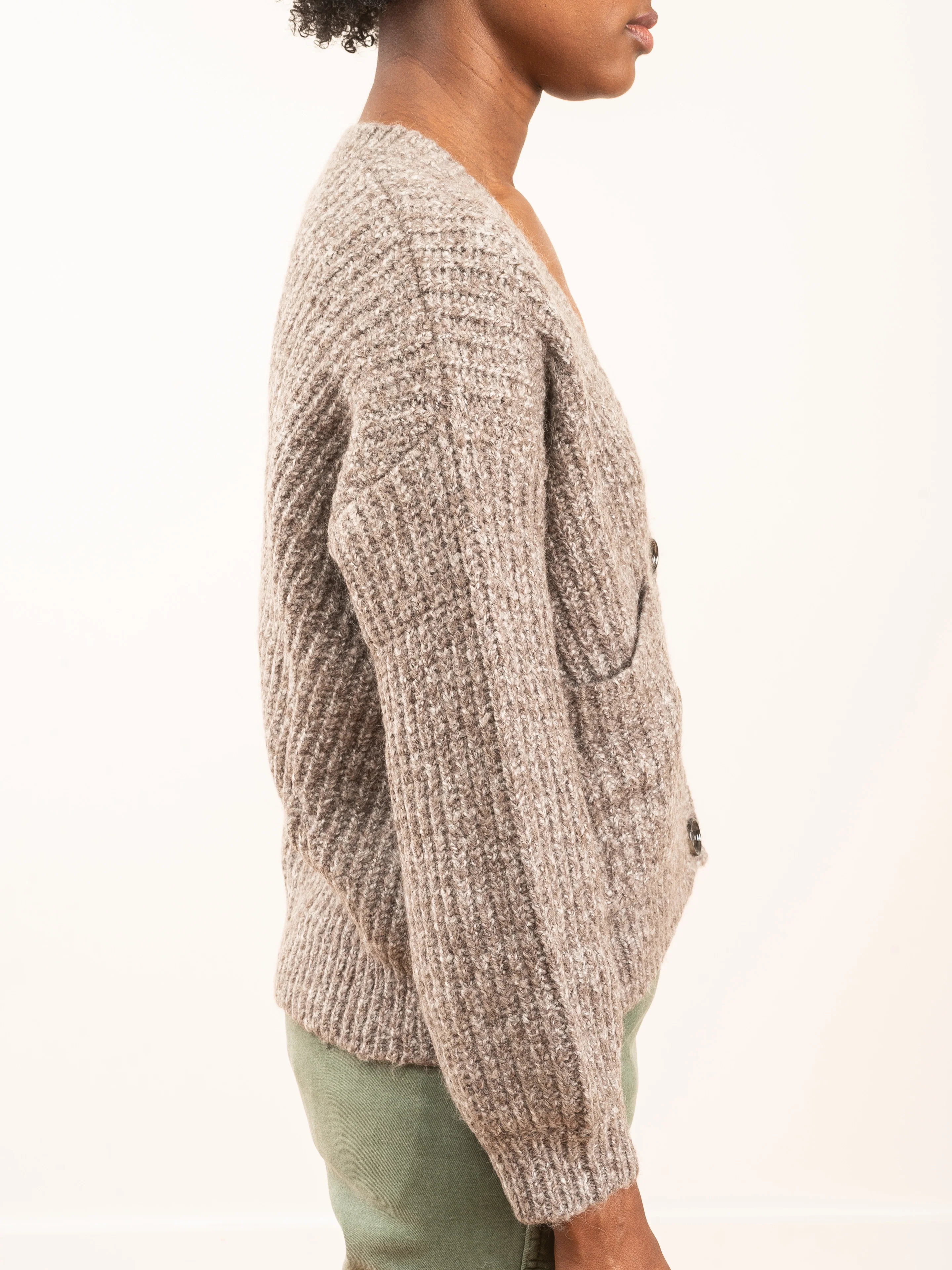 melange cardigan - Image 5