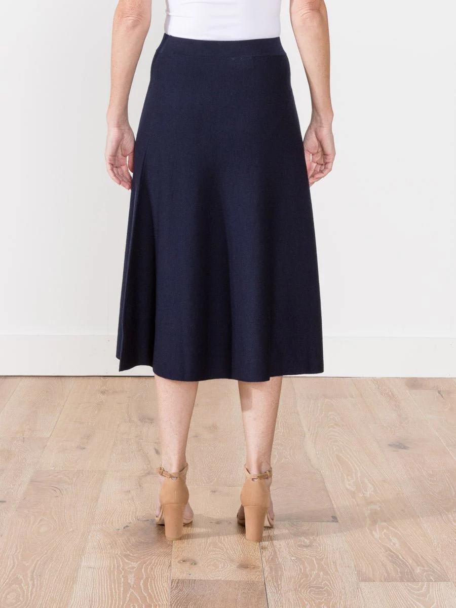 merino skirt - navy - Image 2
