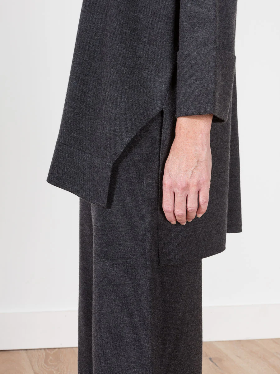 merino tunic - charcoal - Image 5