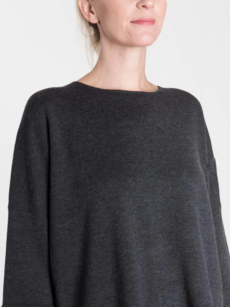 merino tunic - charcoal - Image 6