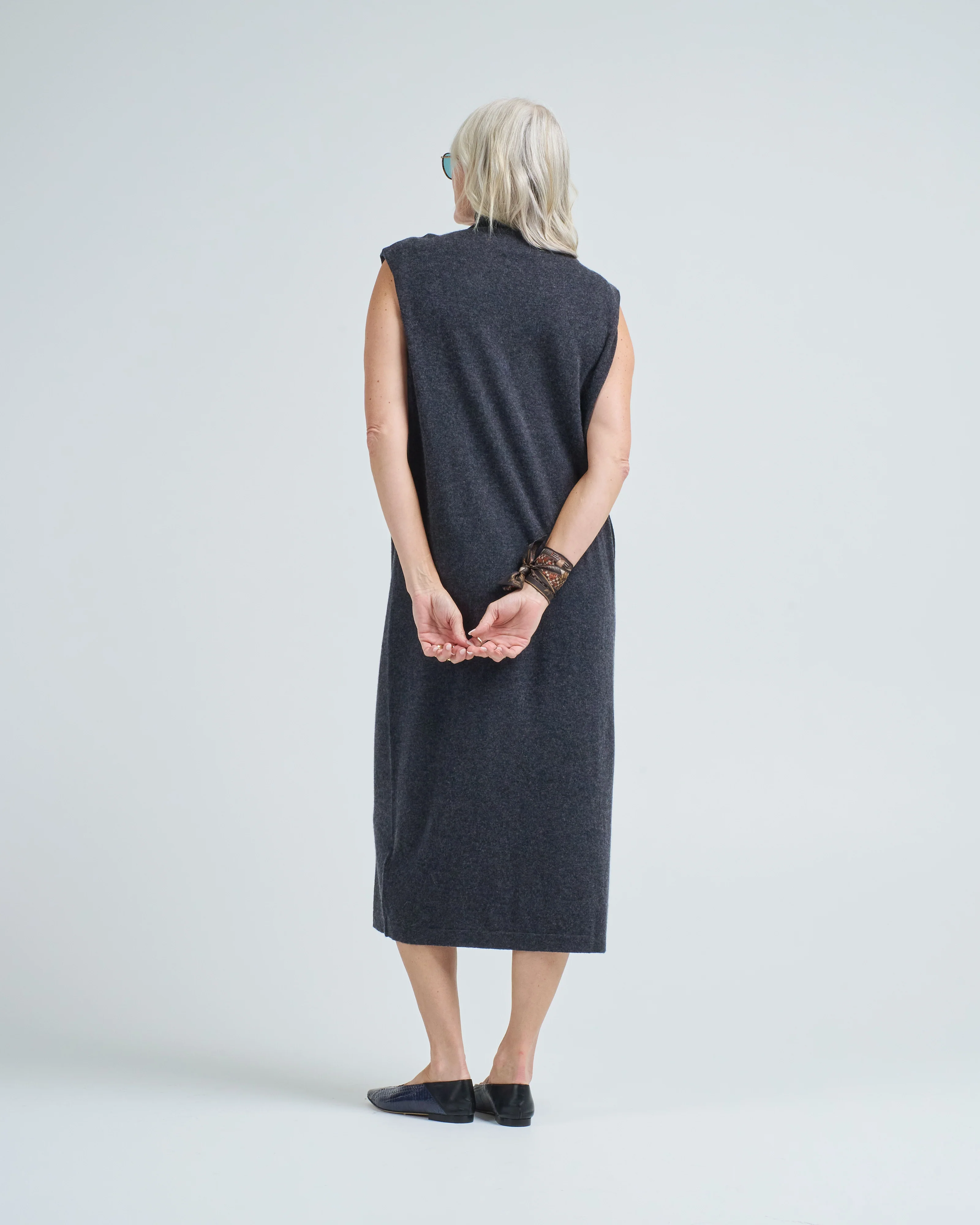 mockneck sleeveless dress - Image 4