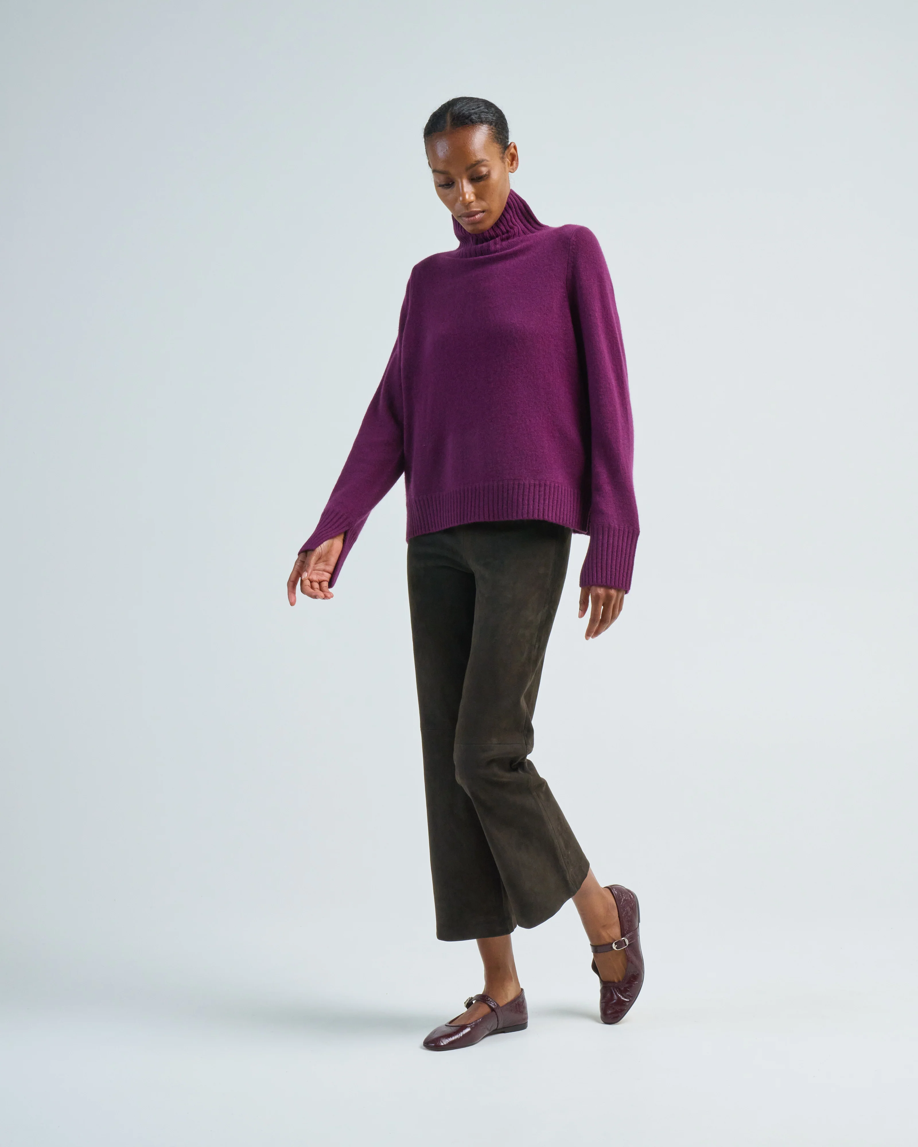mock neck sweater - Image 2