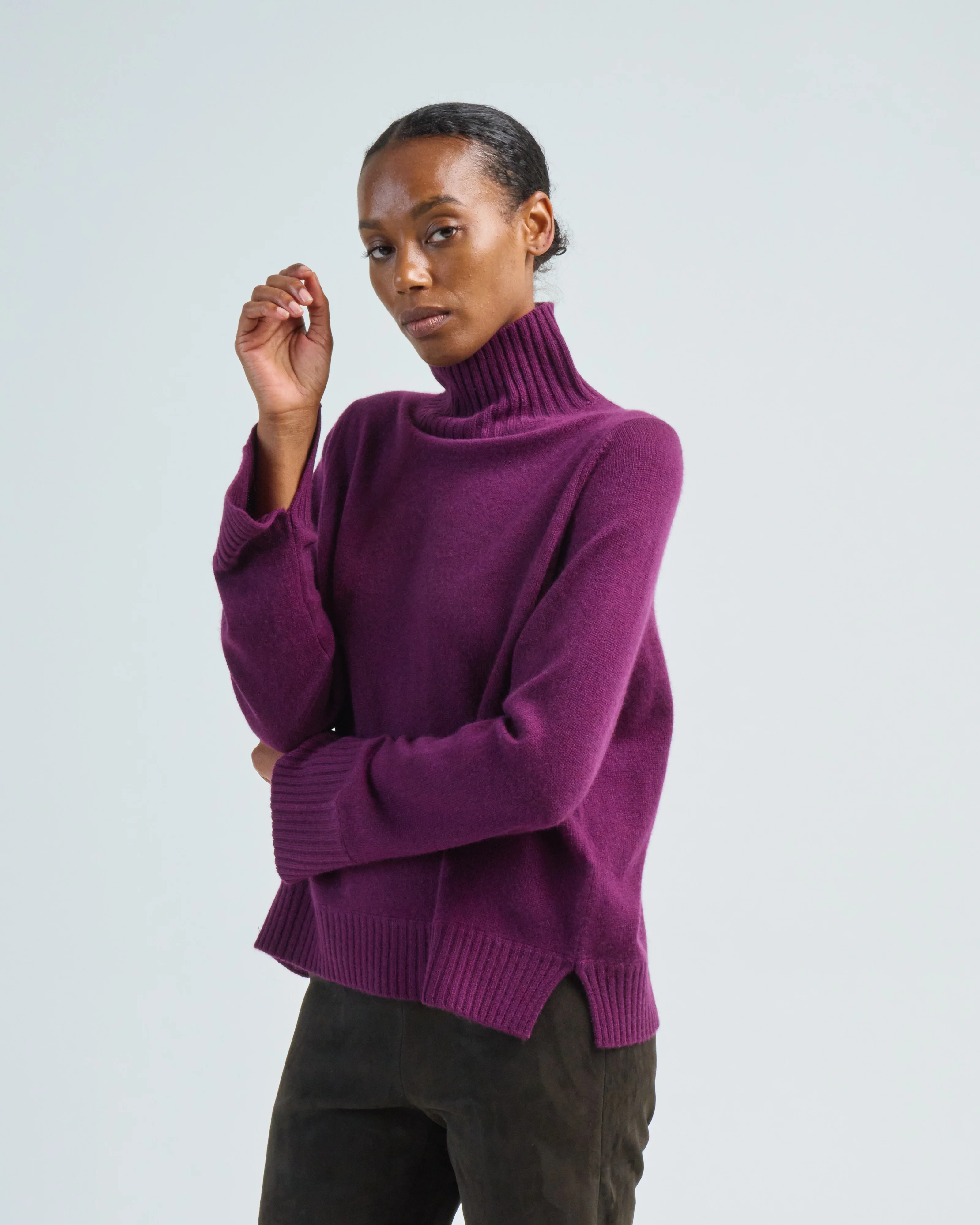 mock neck sweater - Image 3