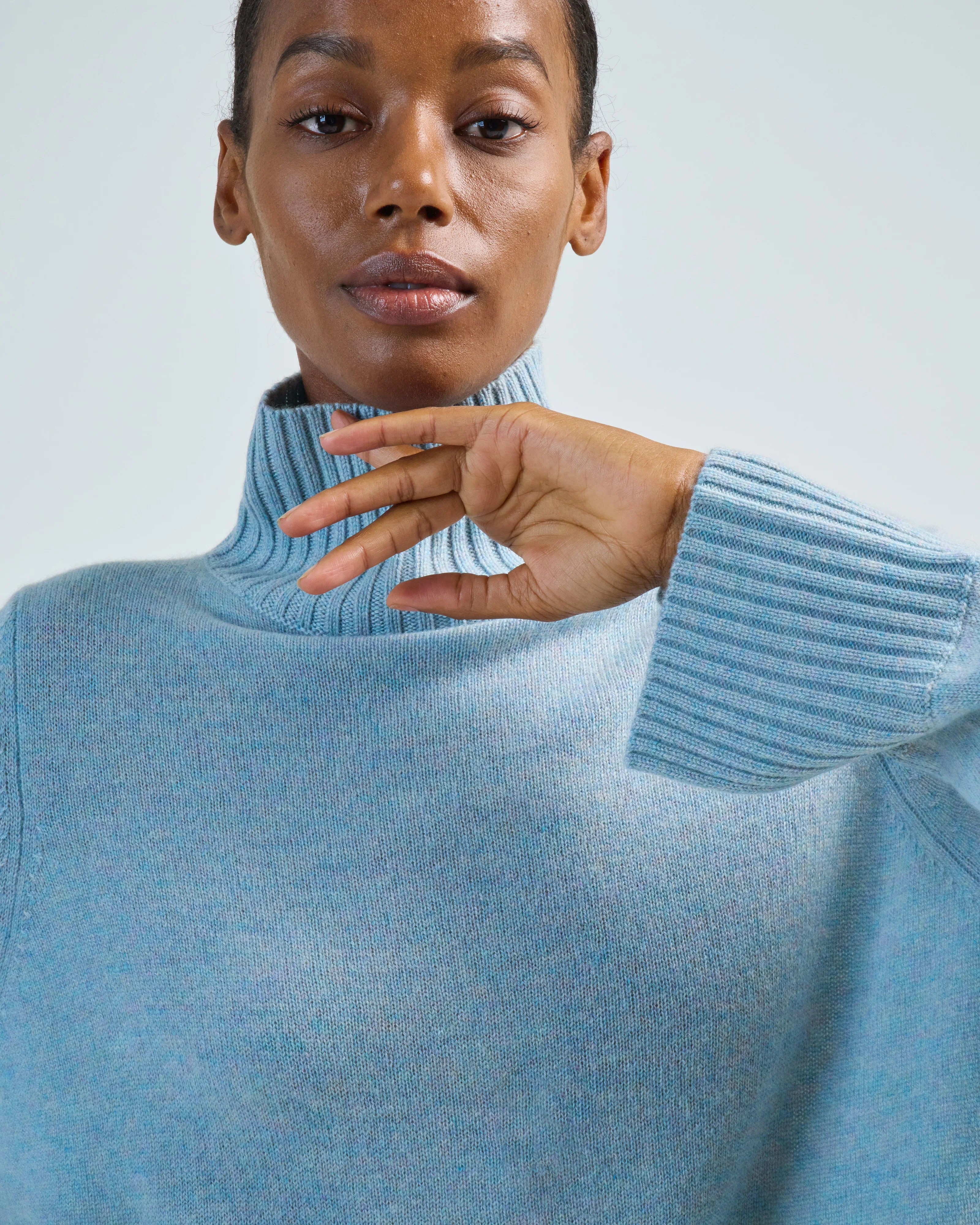 mock neck sweater - Image 2