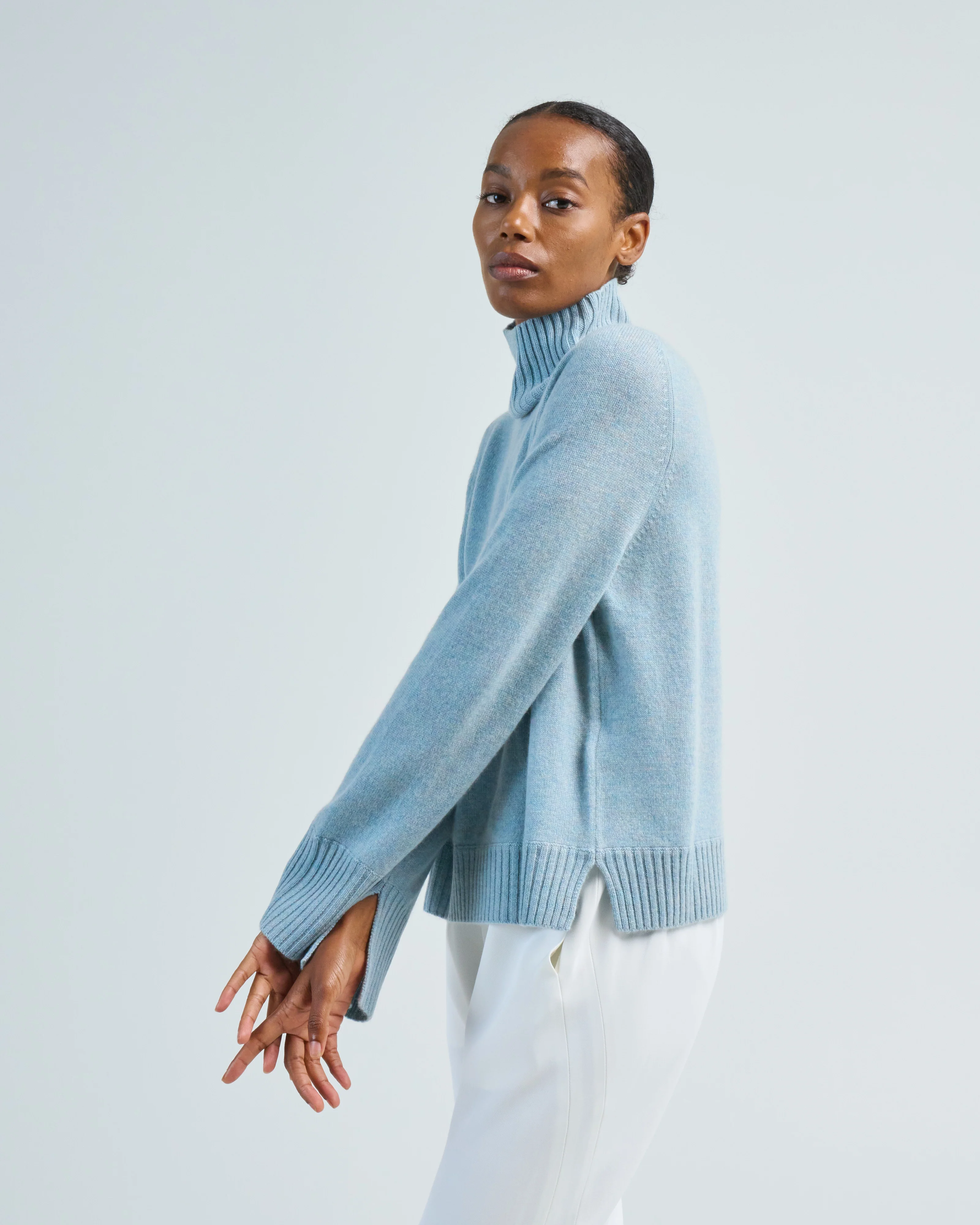 mock neck sweater - Image 4