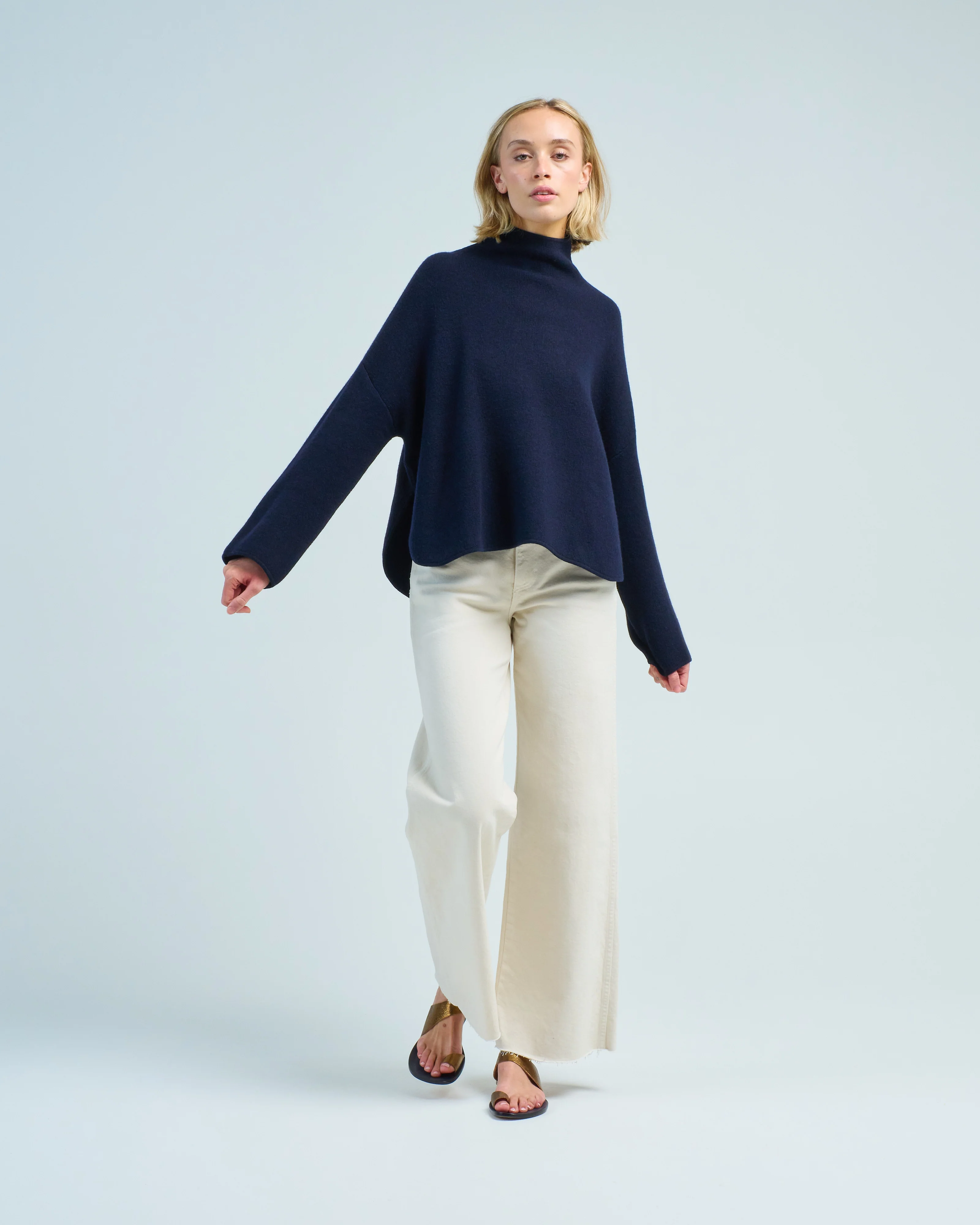 mock neck sweater - Image 2