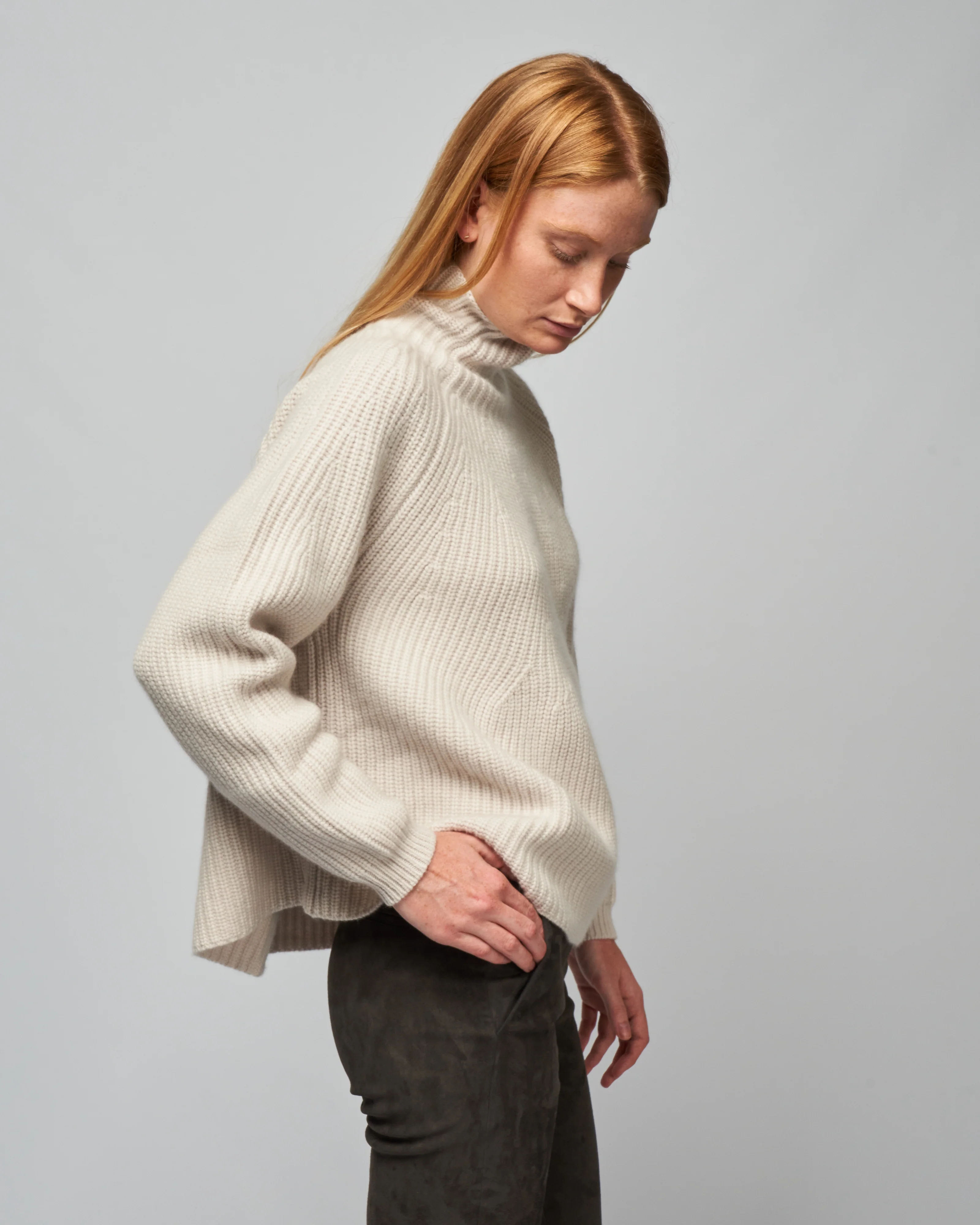 mockneck sweater - alabatre - Image 3