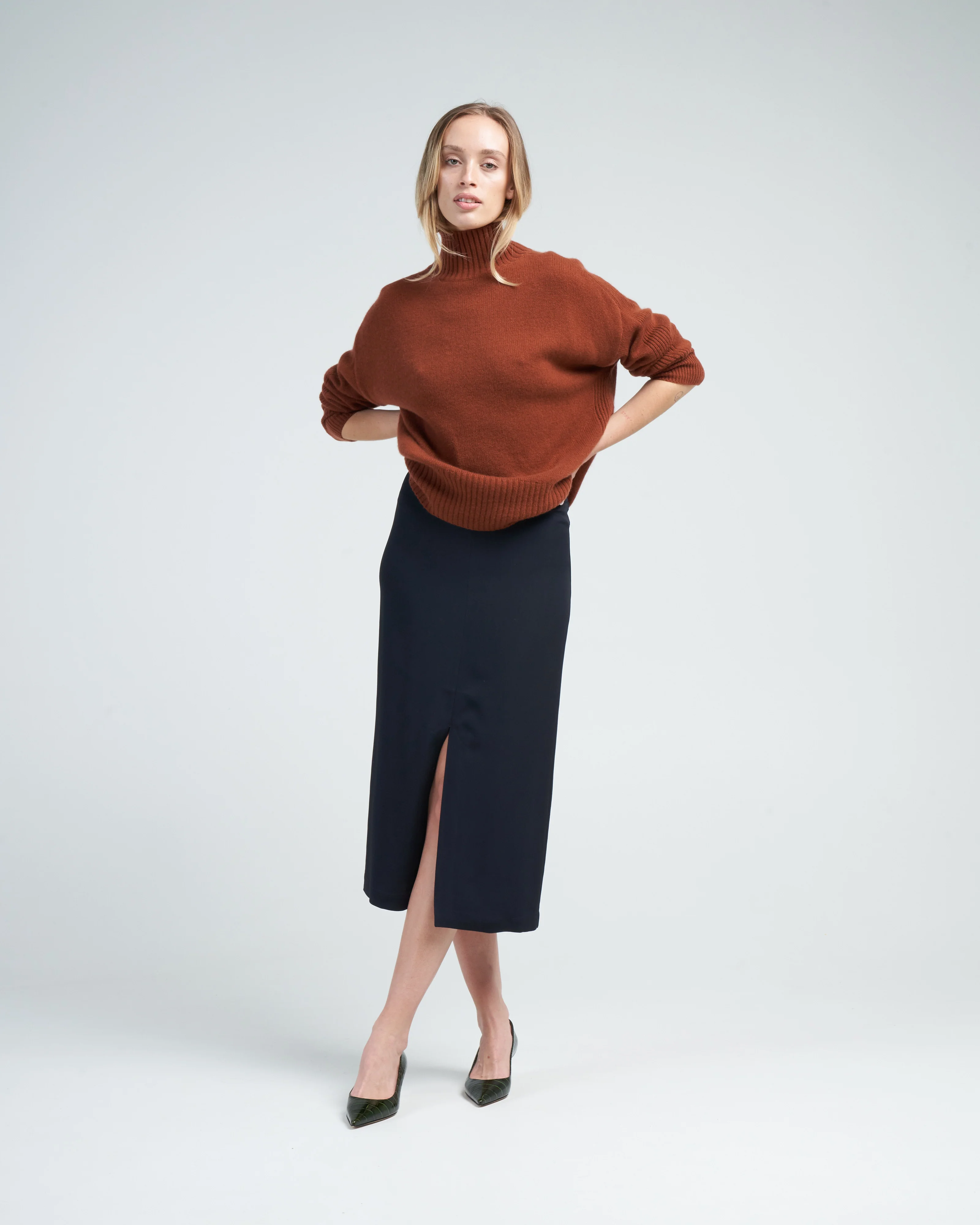 mockneck sweater - Image 2
