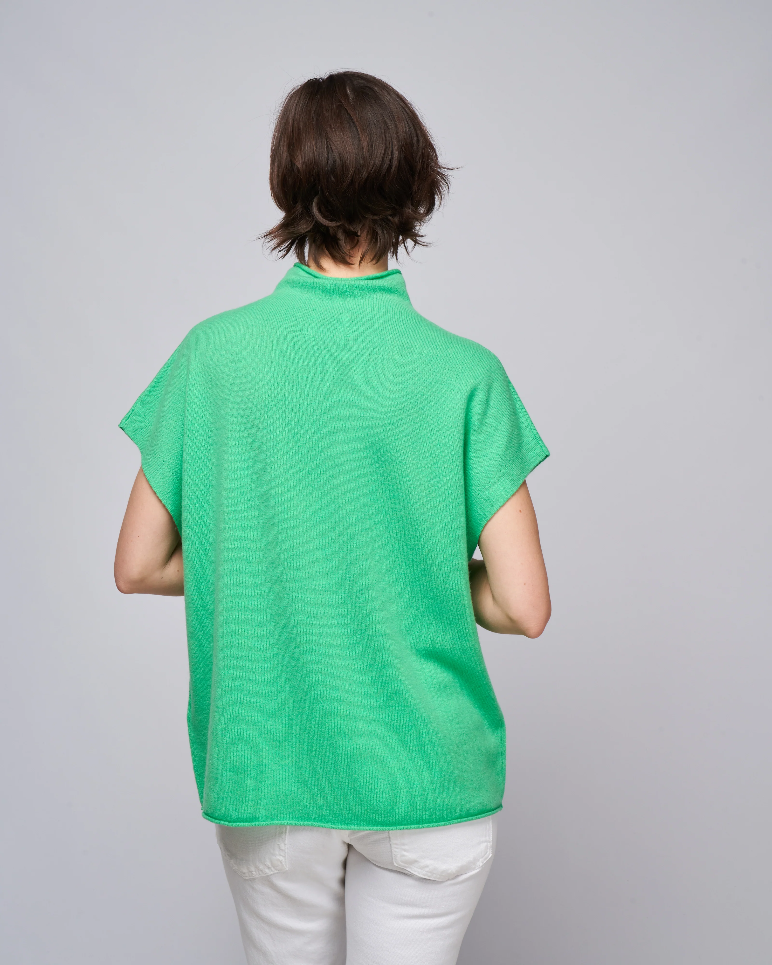 mockneck sweater - green - Image 4