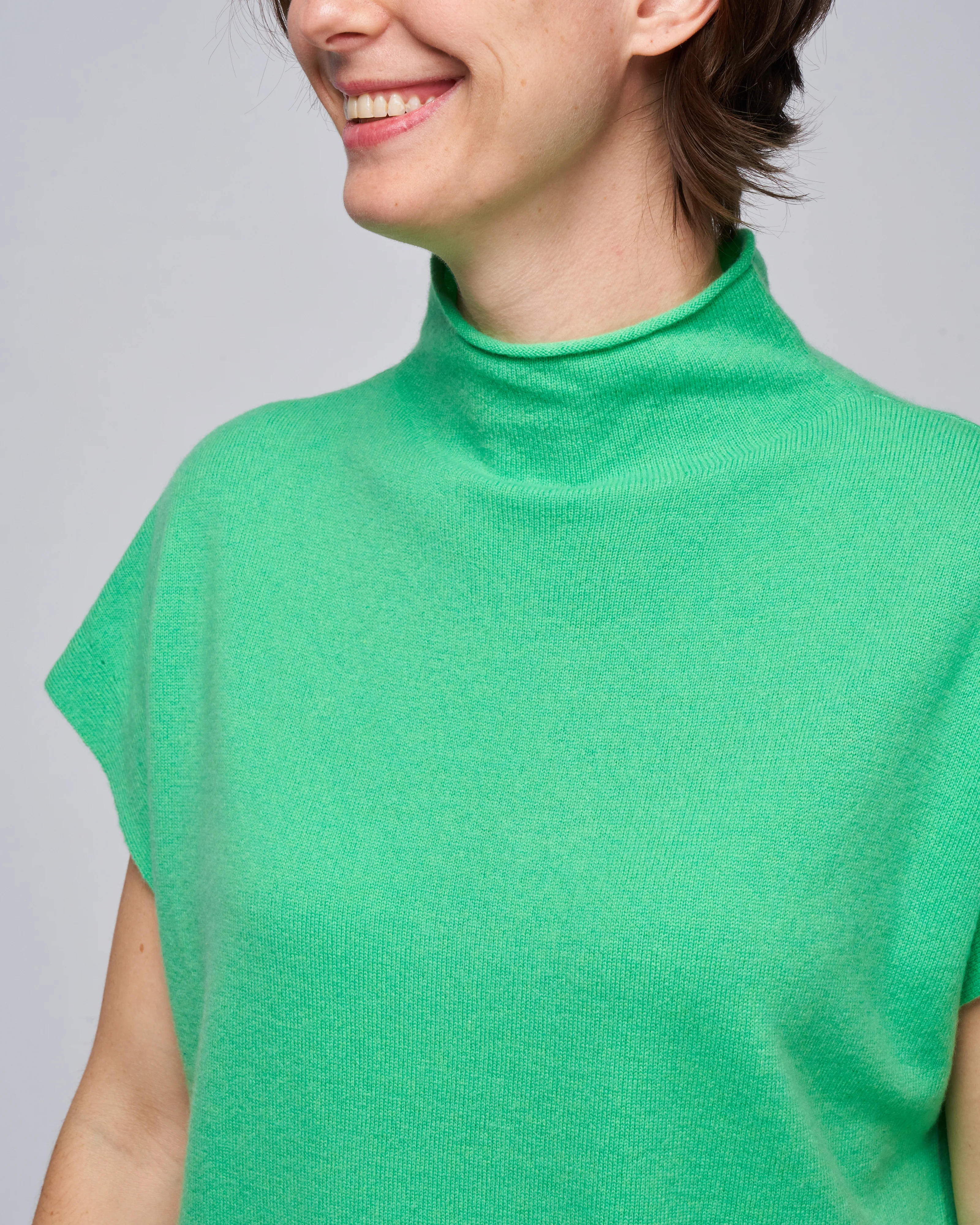 mockneck sweater - green - Image 5