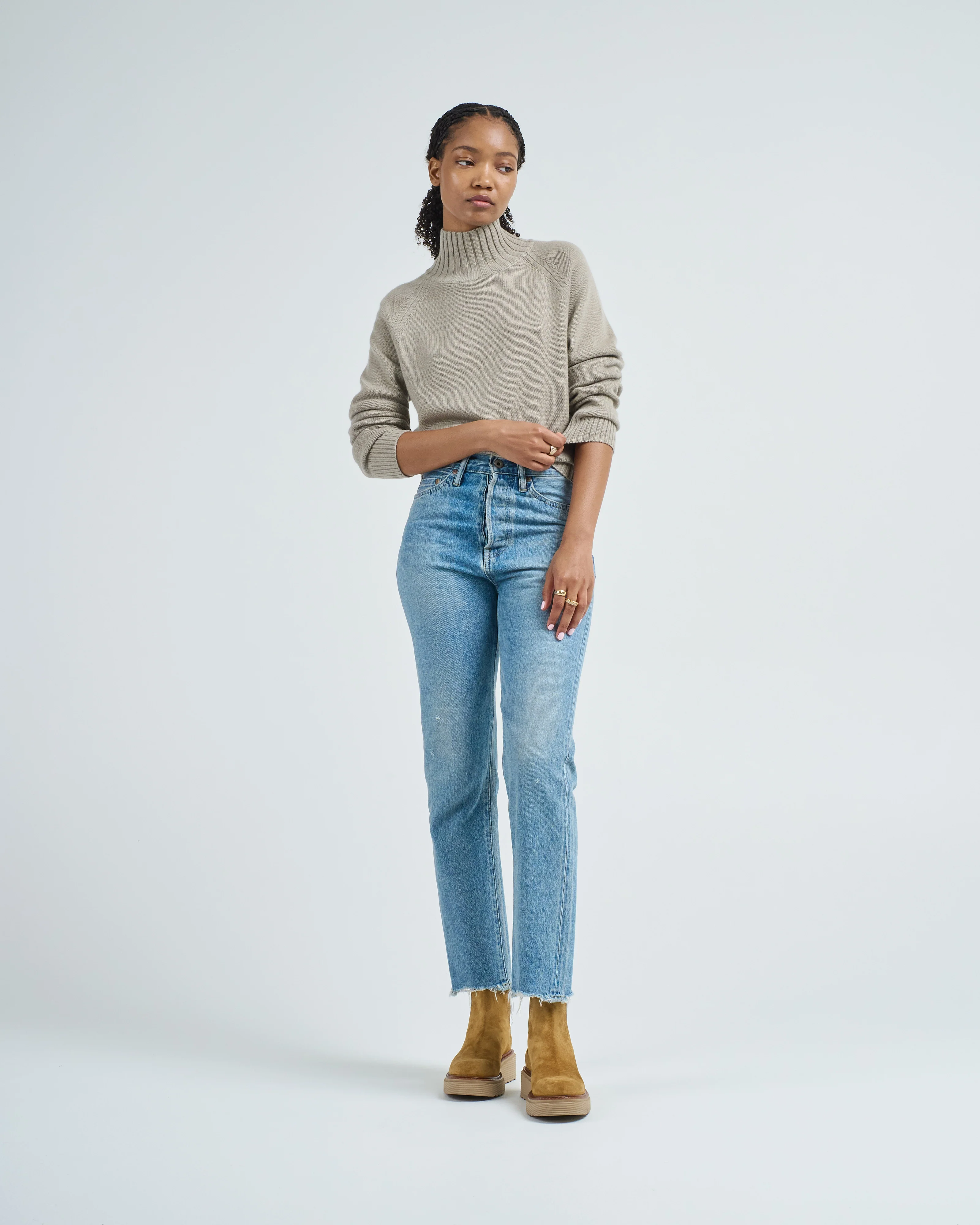 mockneck sweater - Image 2