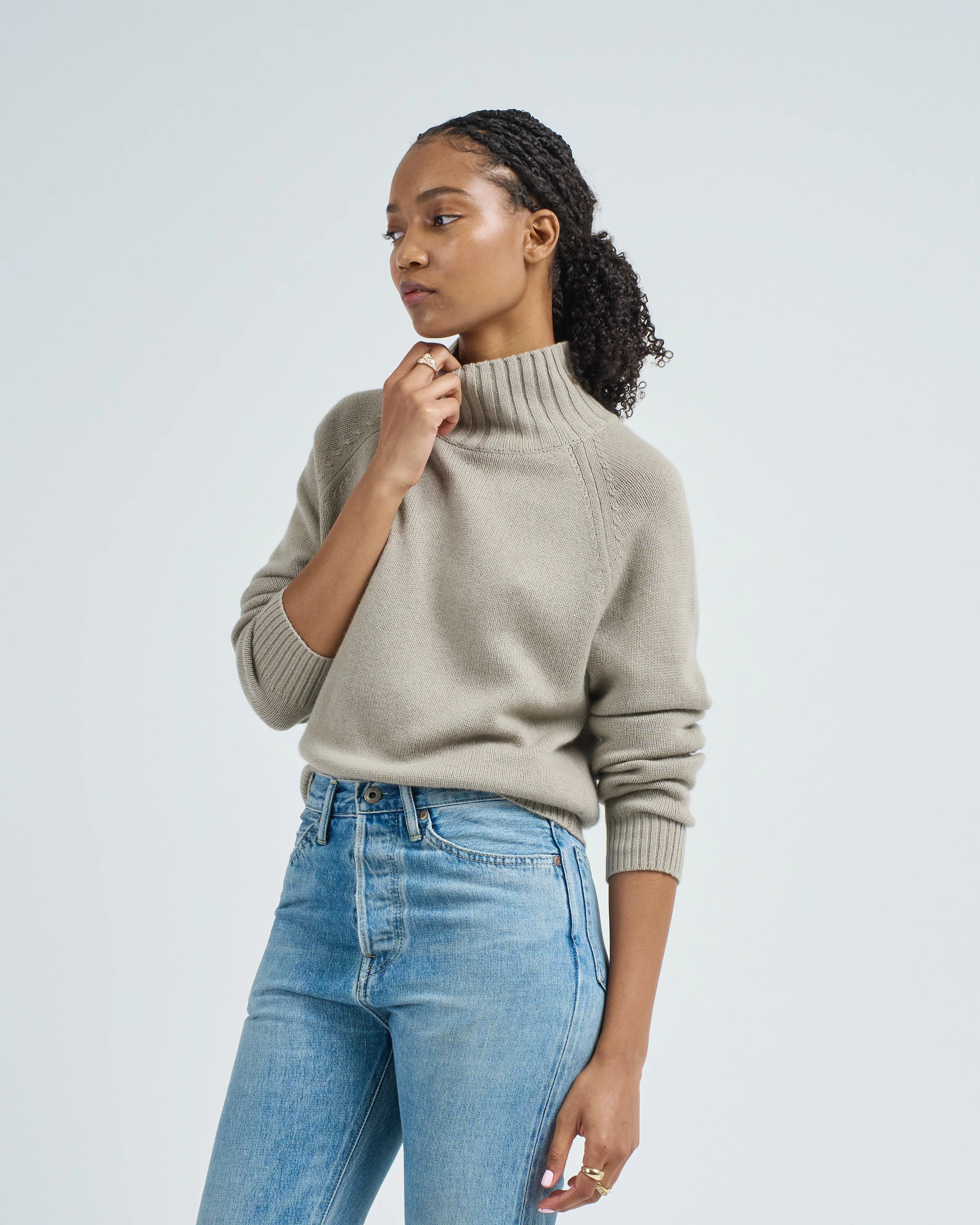 mockneck sweater - Image 3
