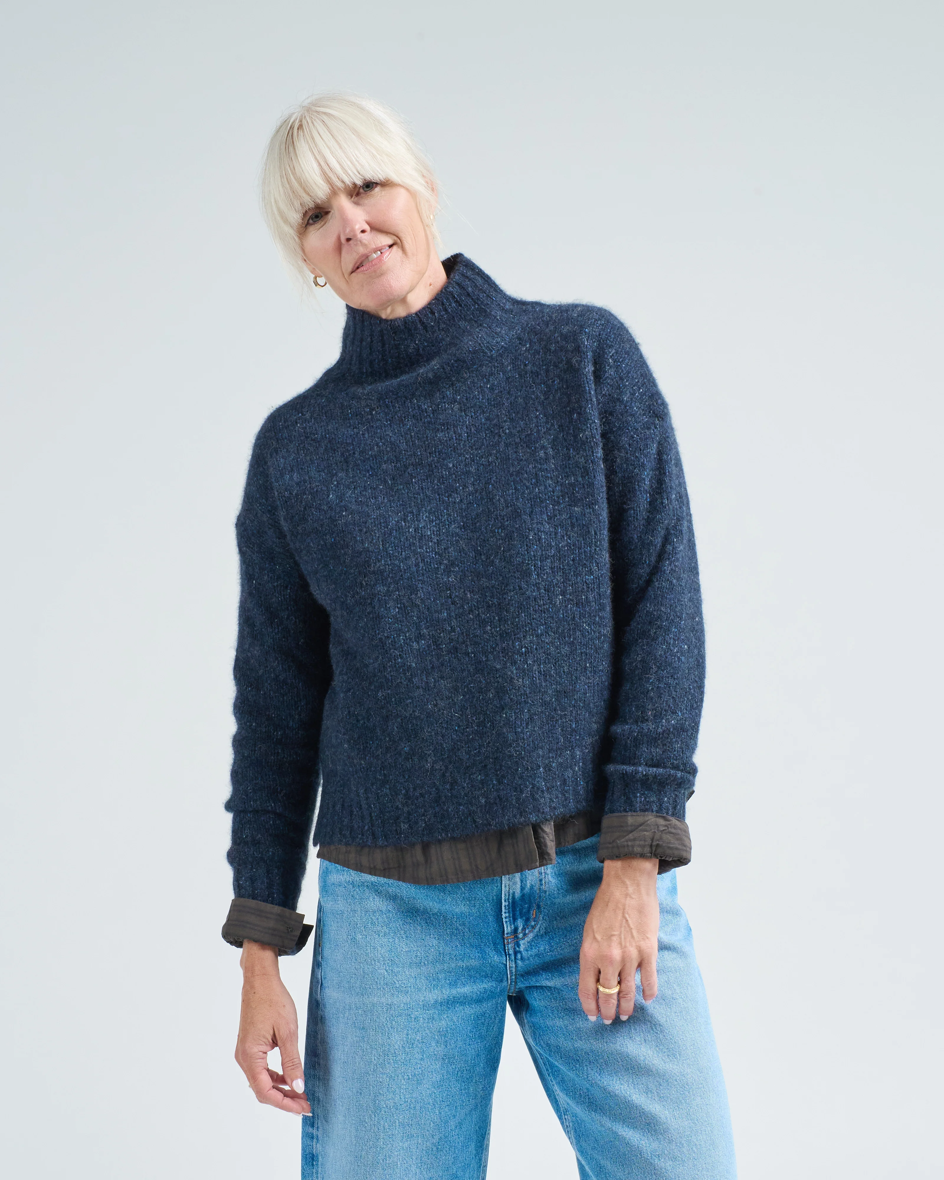 mockneck sweater - Image 2