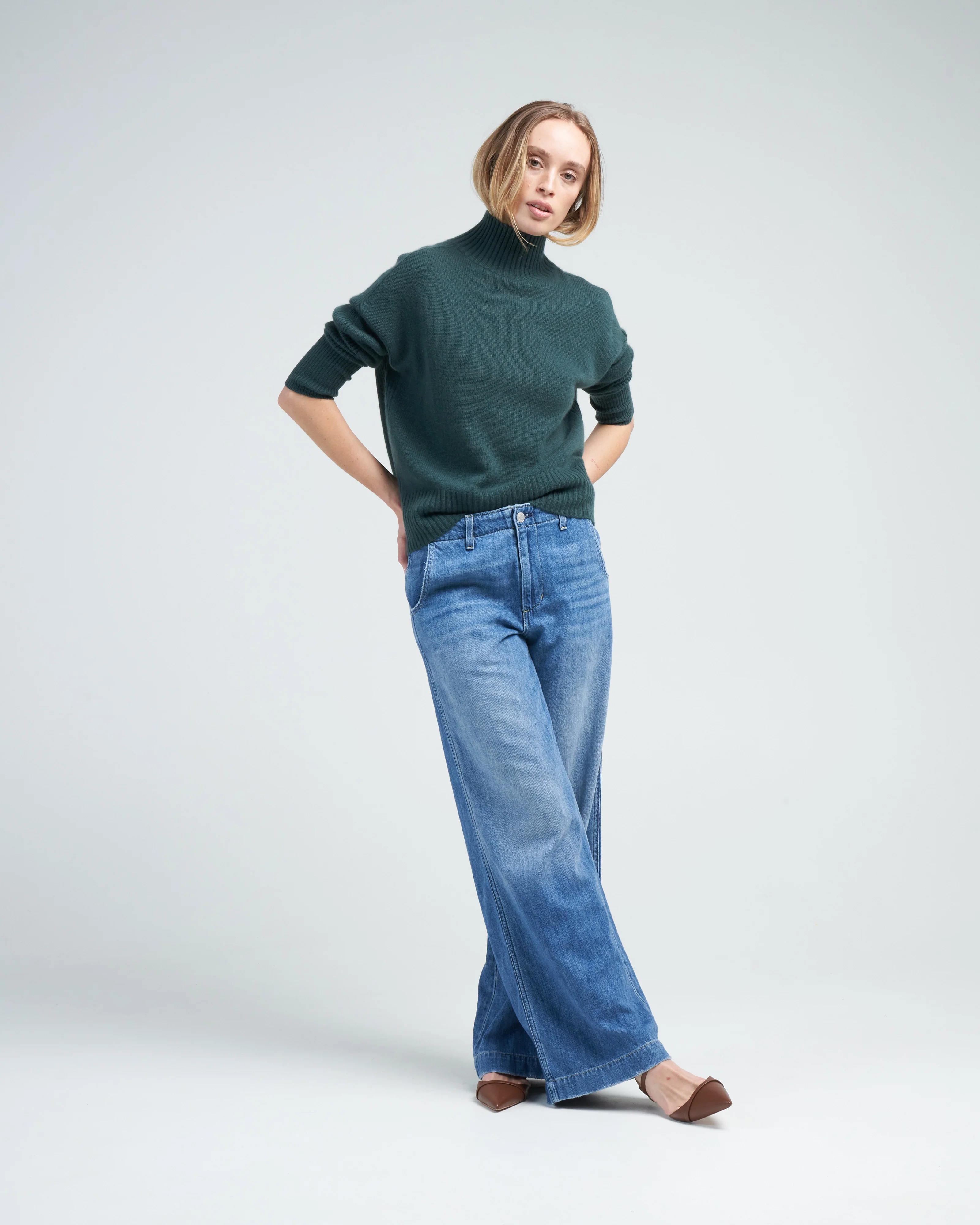 mockneck sweater - Image 2