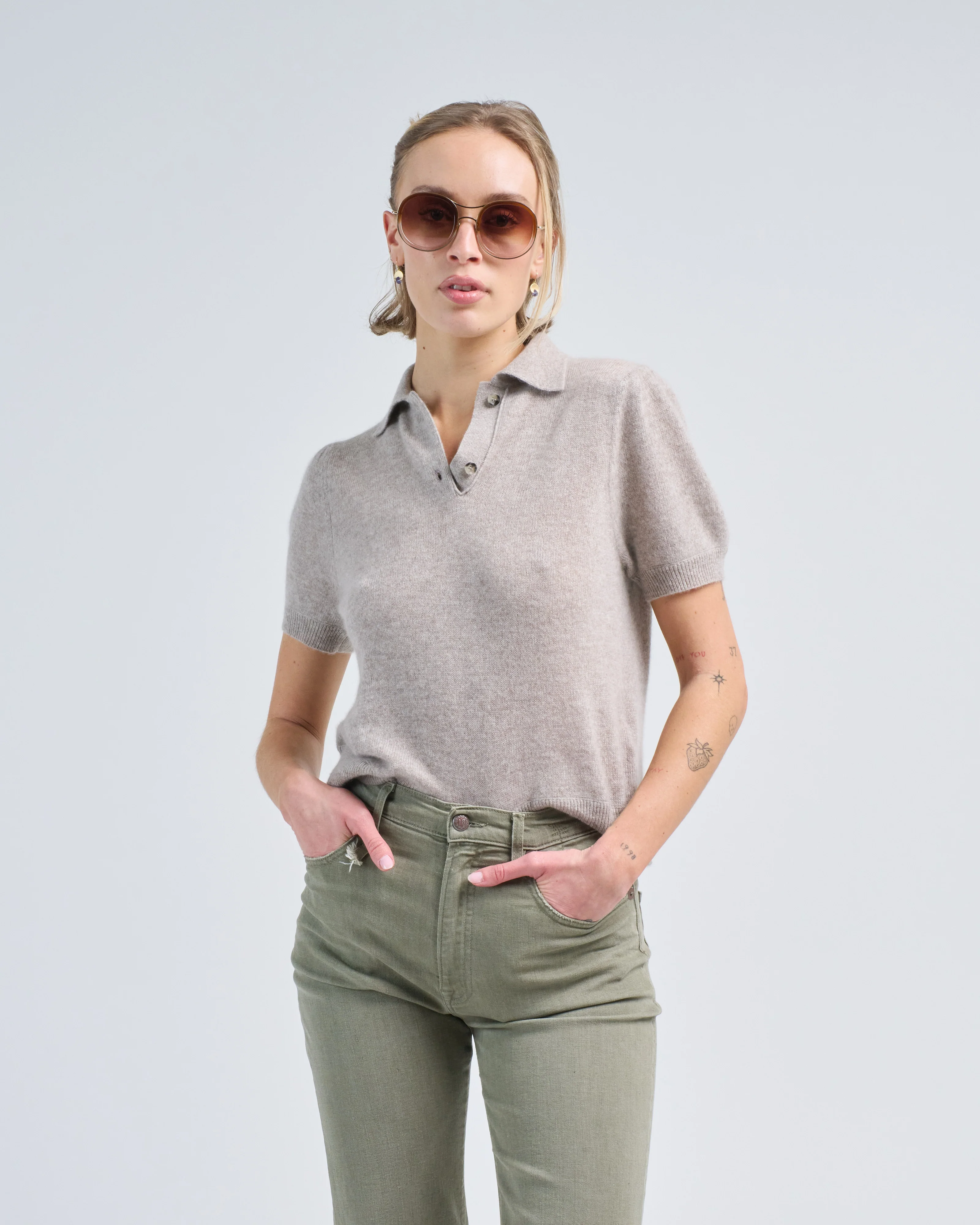 poloneck sweater 1/4 - Image 2