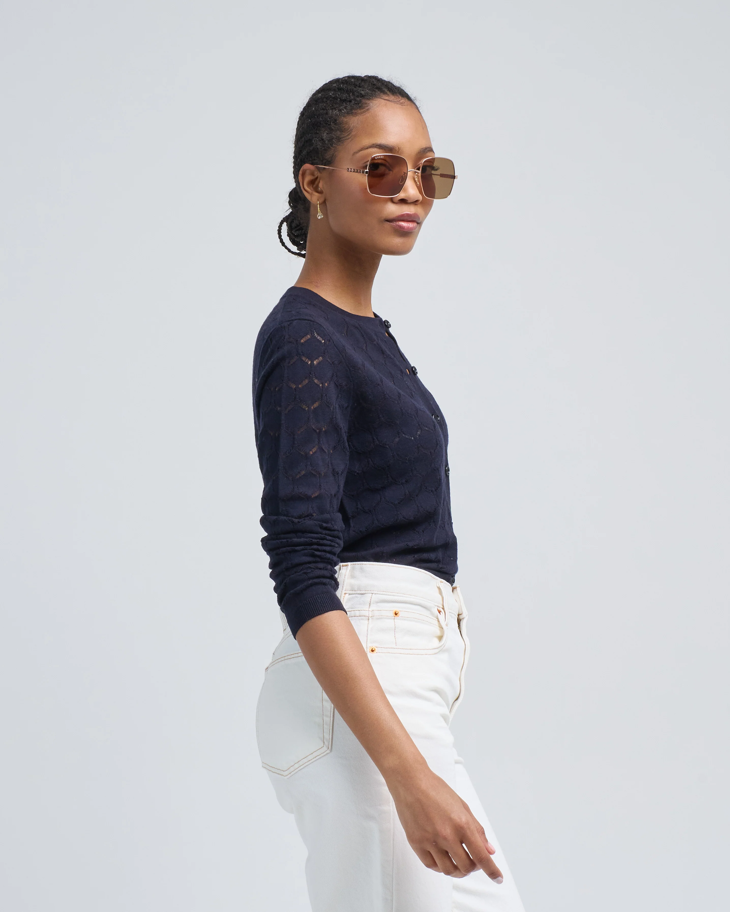 round neck cardigan - Image 4