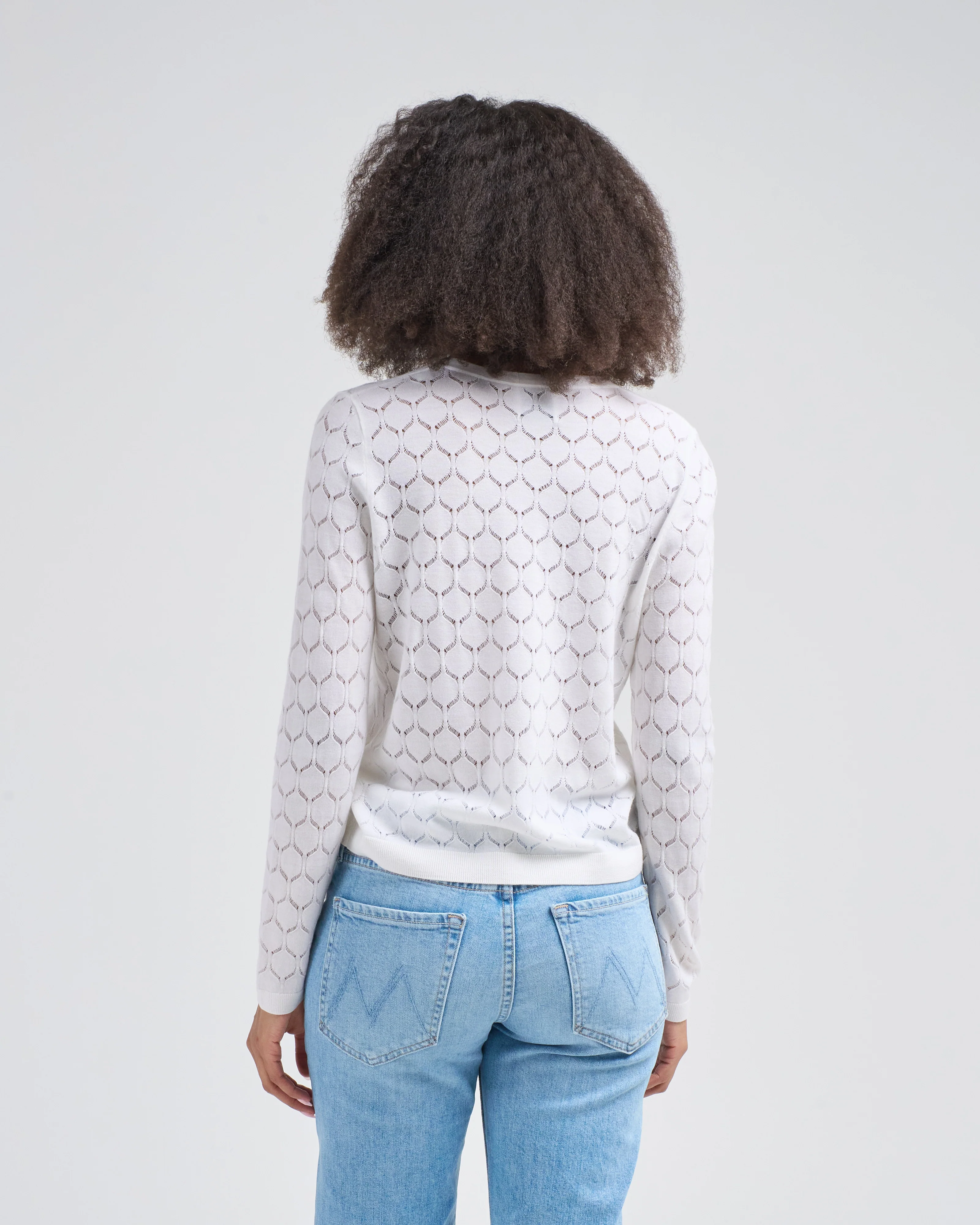 round neck cardigan - Image 5