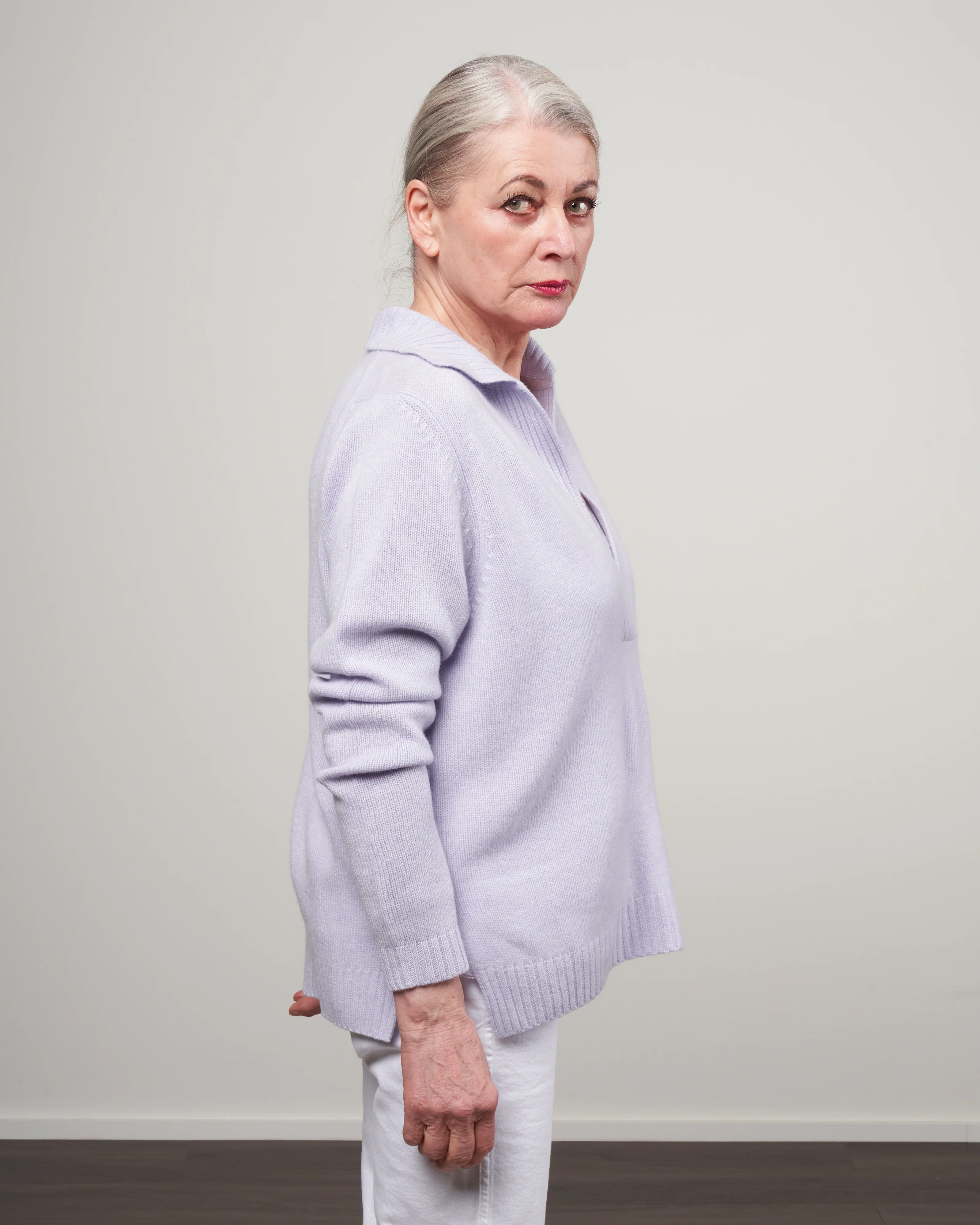 serafino sweater - lavender - Image 3
