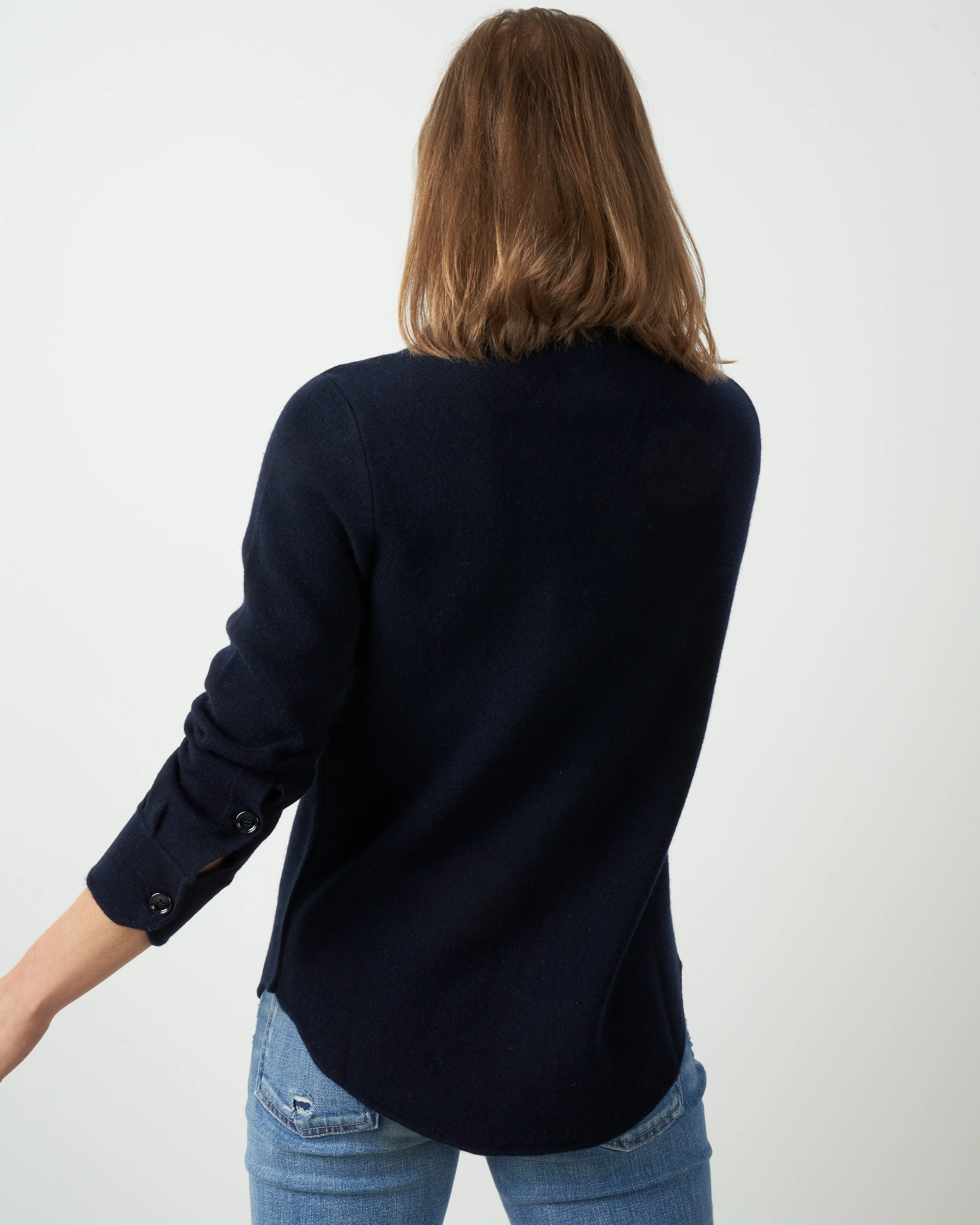 shirt jacket - navy - Image 3