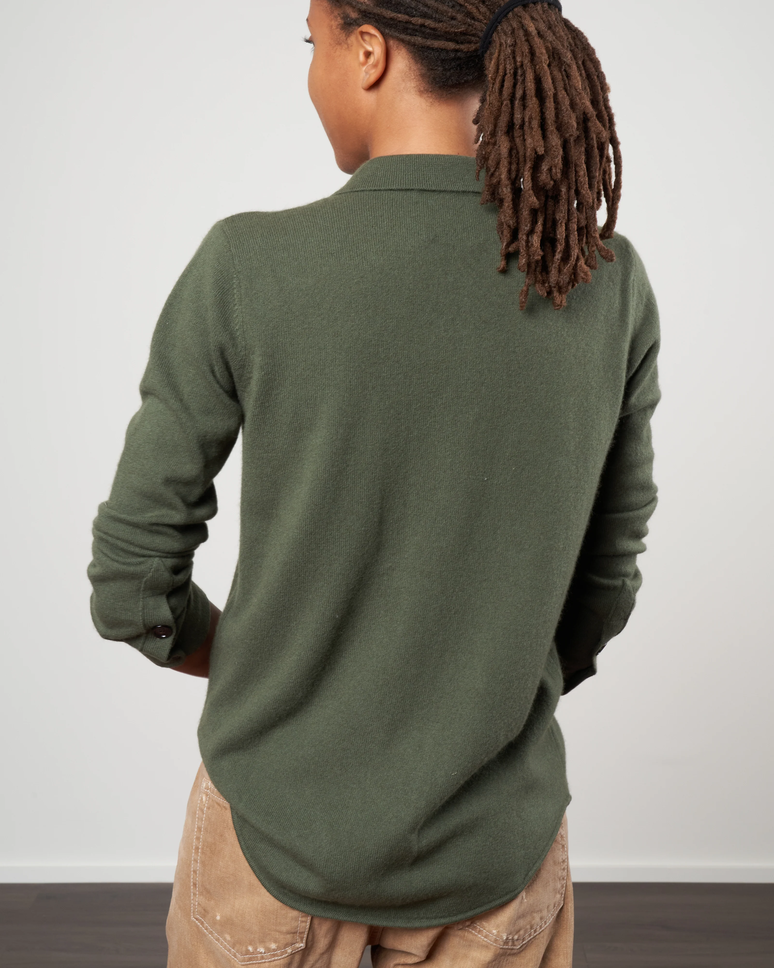 shirt jacket with pockets - cedar - Image 4