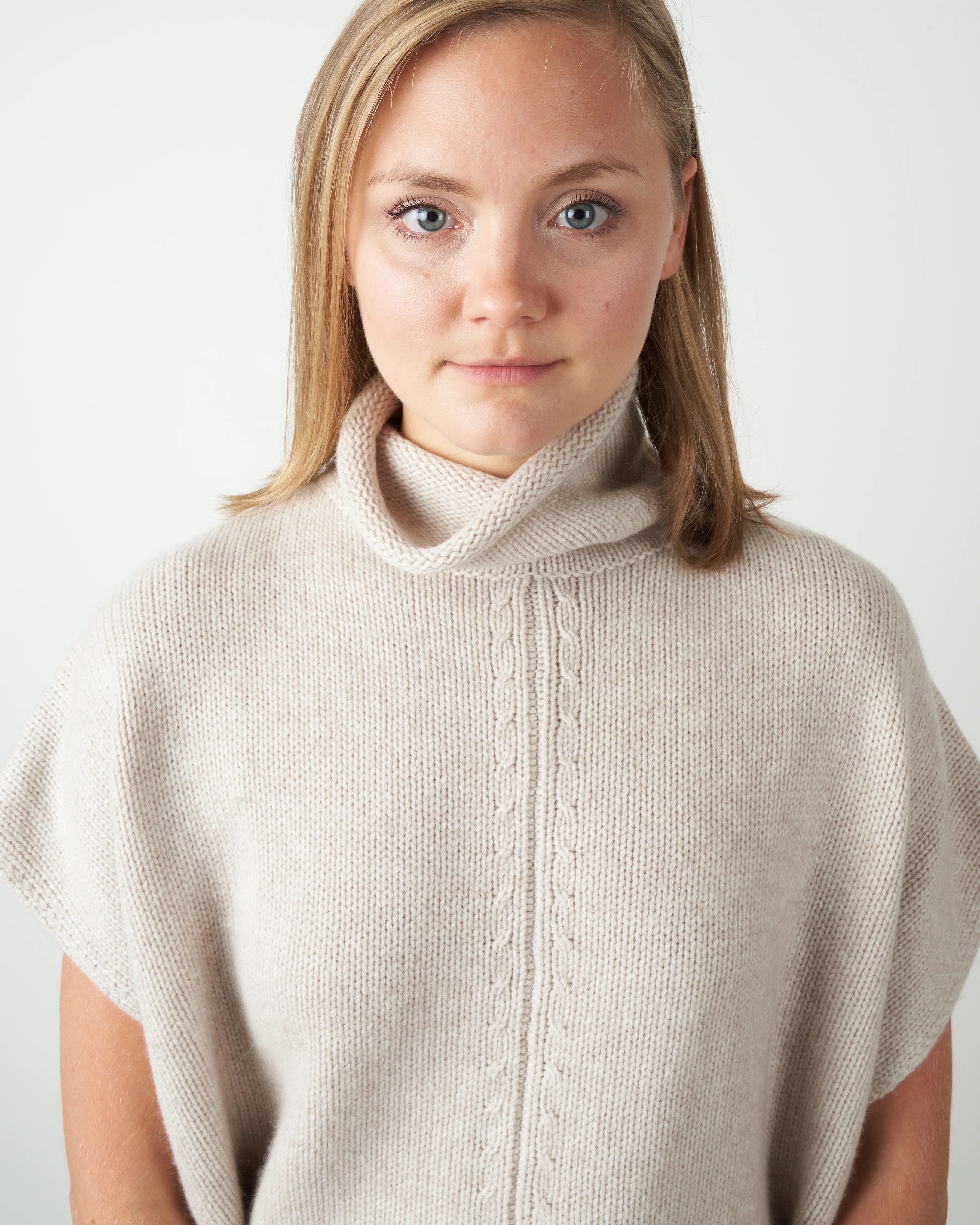 sleeveless mock tank - marble - Image 5