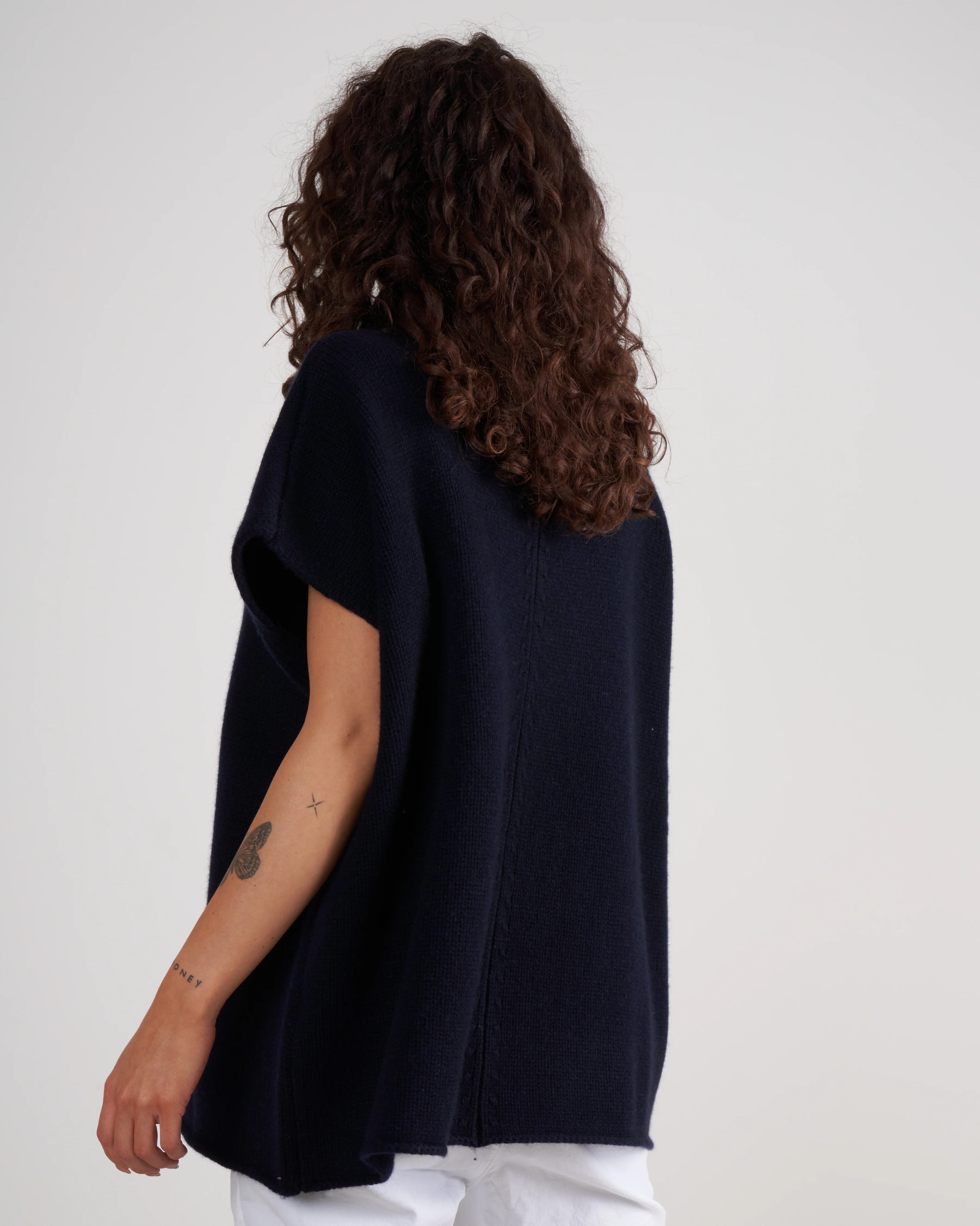 sleeveless mockneck tunic - deep night cc7-14 - Image 4