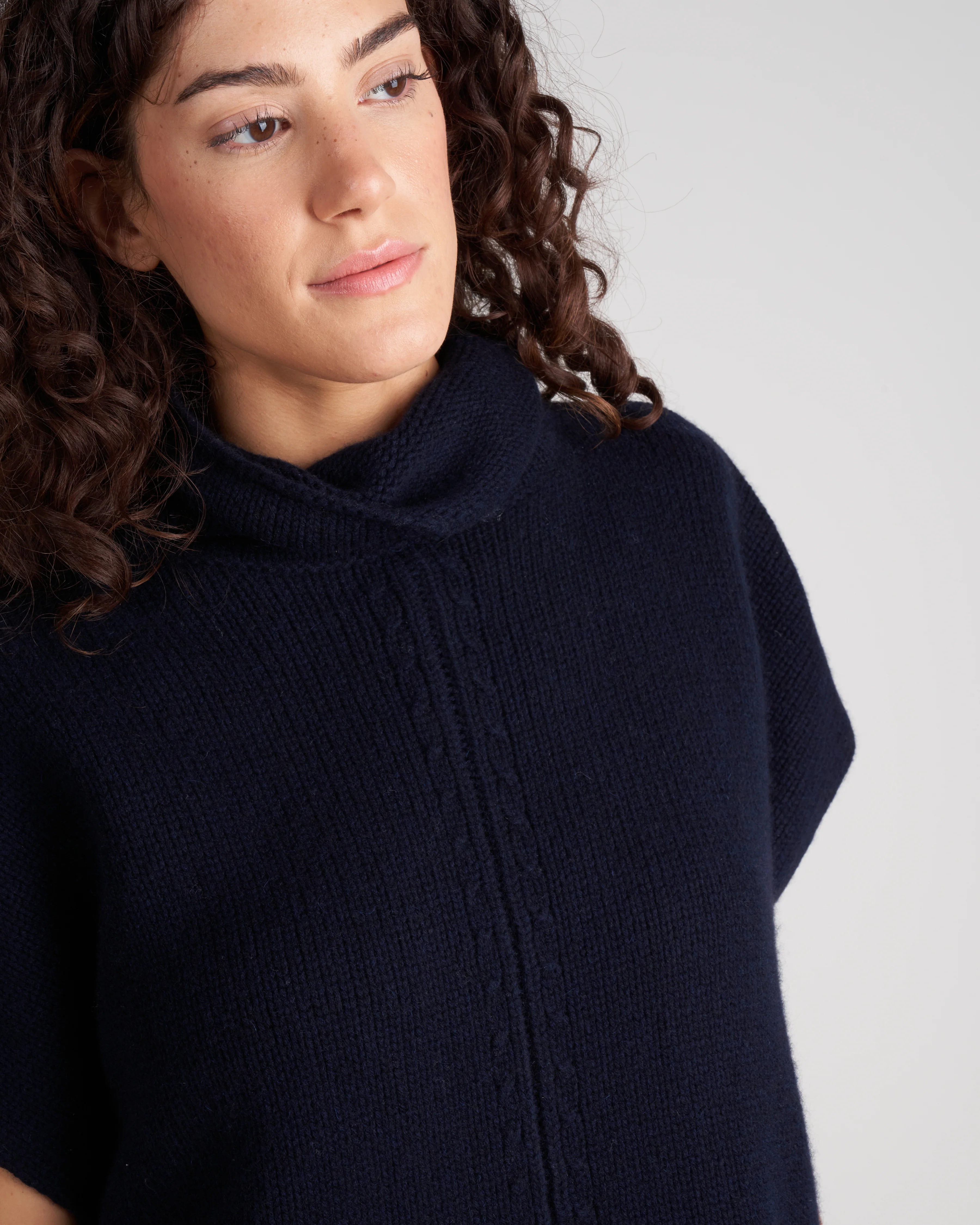 sleeveless mockneck tunic - deep night cc7-14 - Image 5