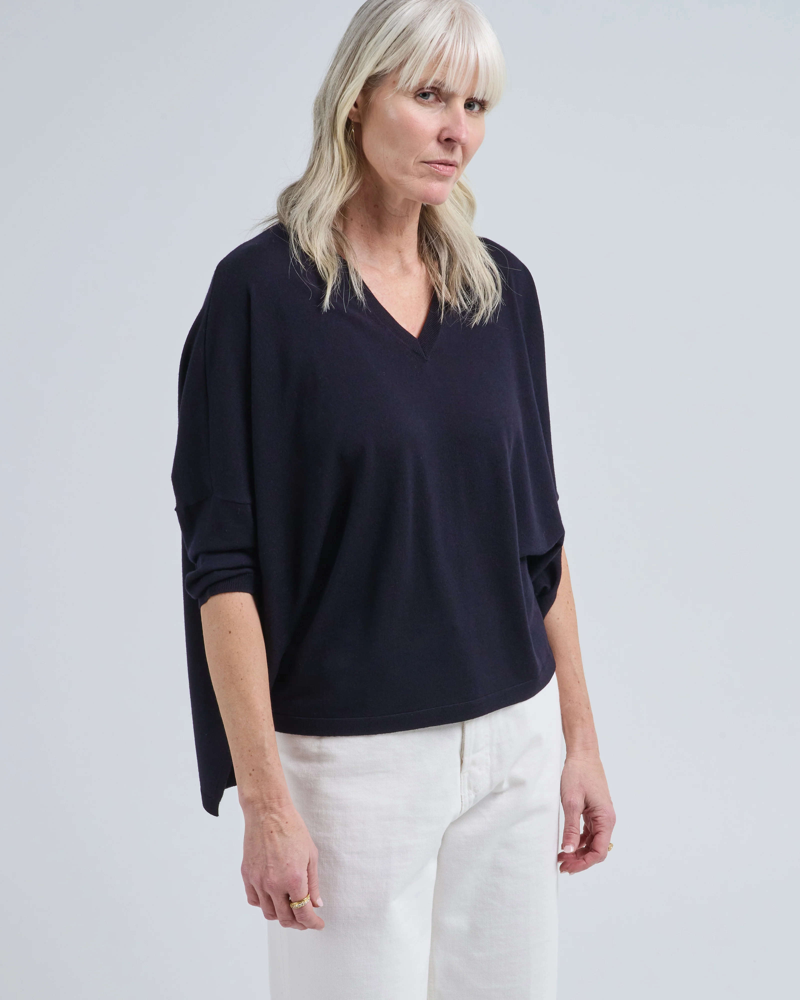 v neck long sleeve rd sweater - Image 2
