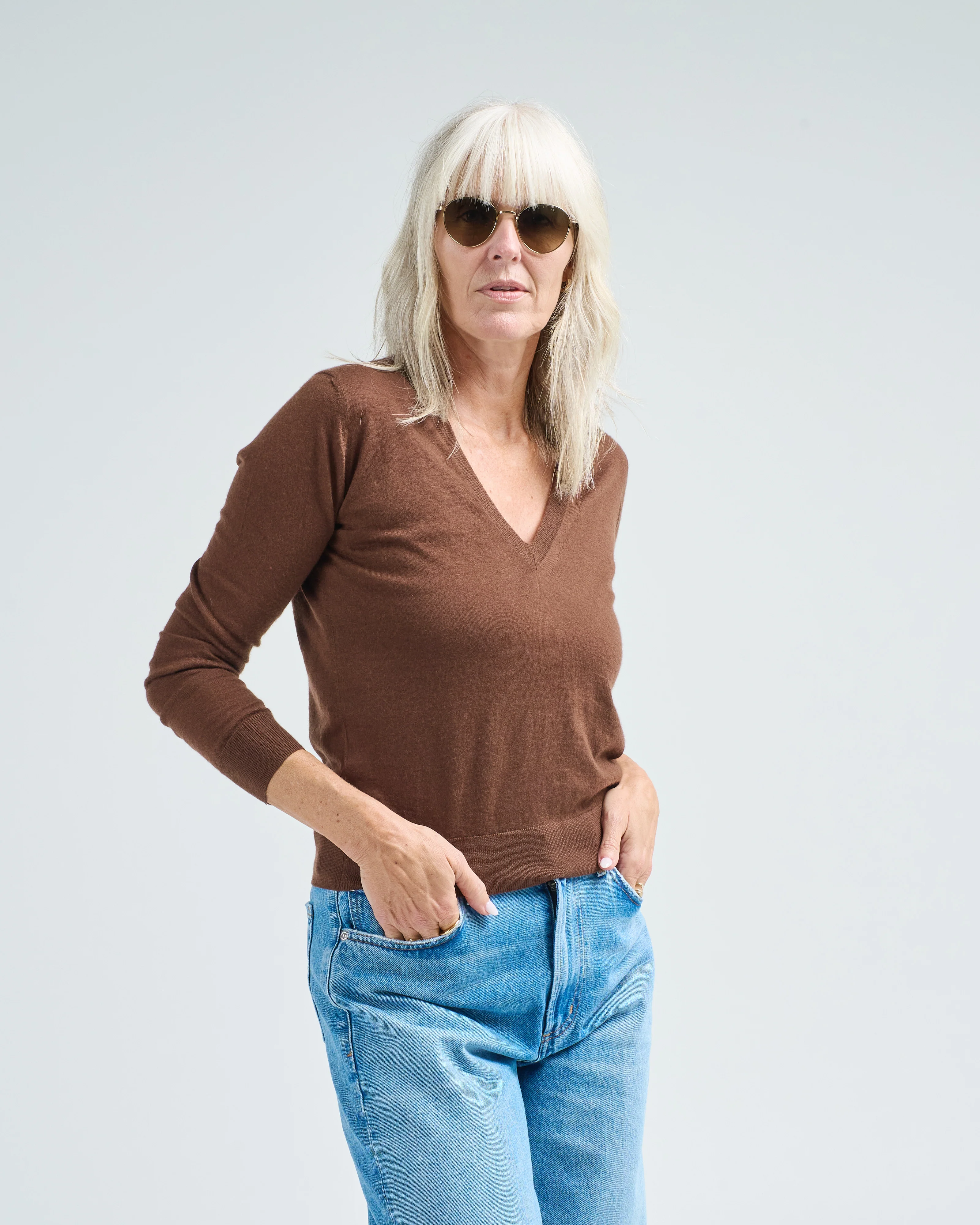 vneck sweater