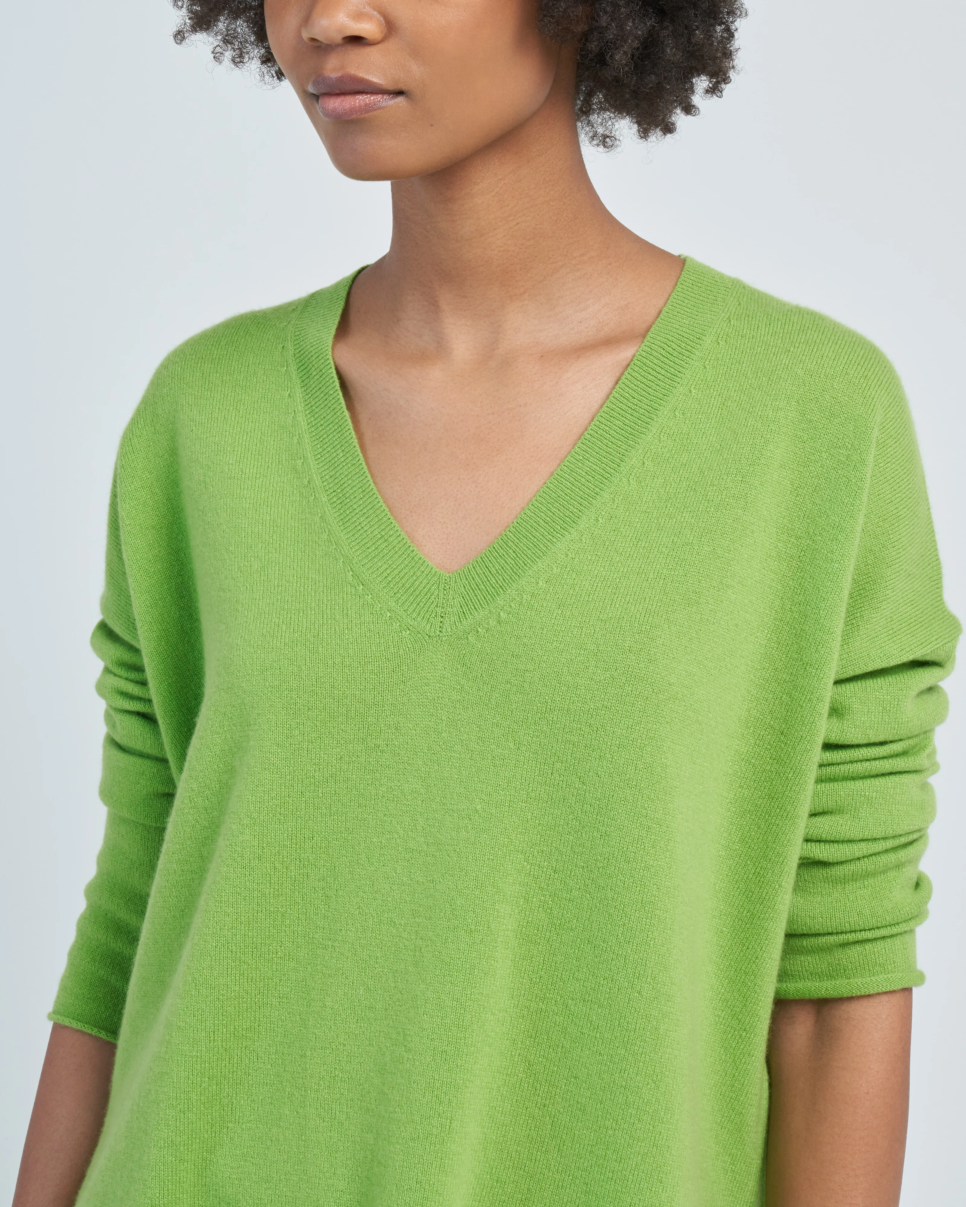 vneck sweater raw hem - Image 5